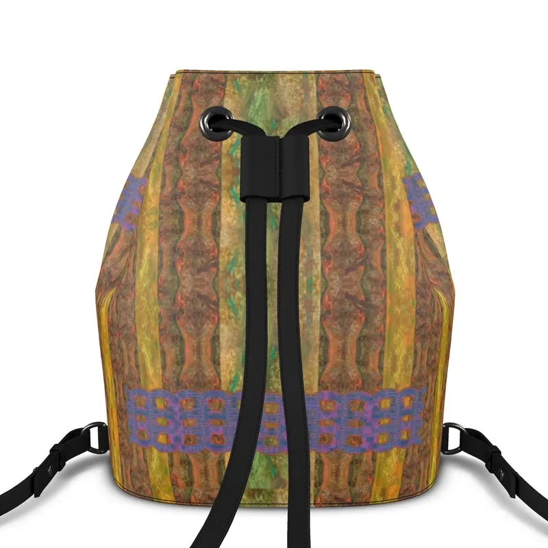 Leather Bucket Backpack (Chain Collection) RJSTH@Fabric#6  RJSTHS2021 RJS
