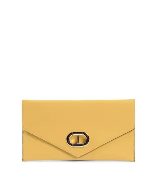 Leather Envelope Clutch - One Size