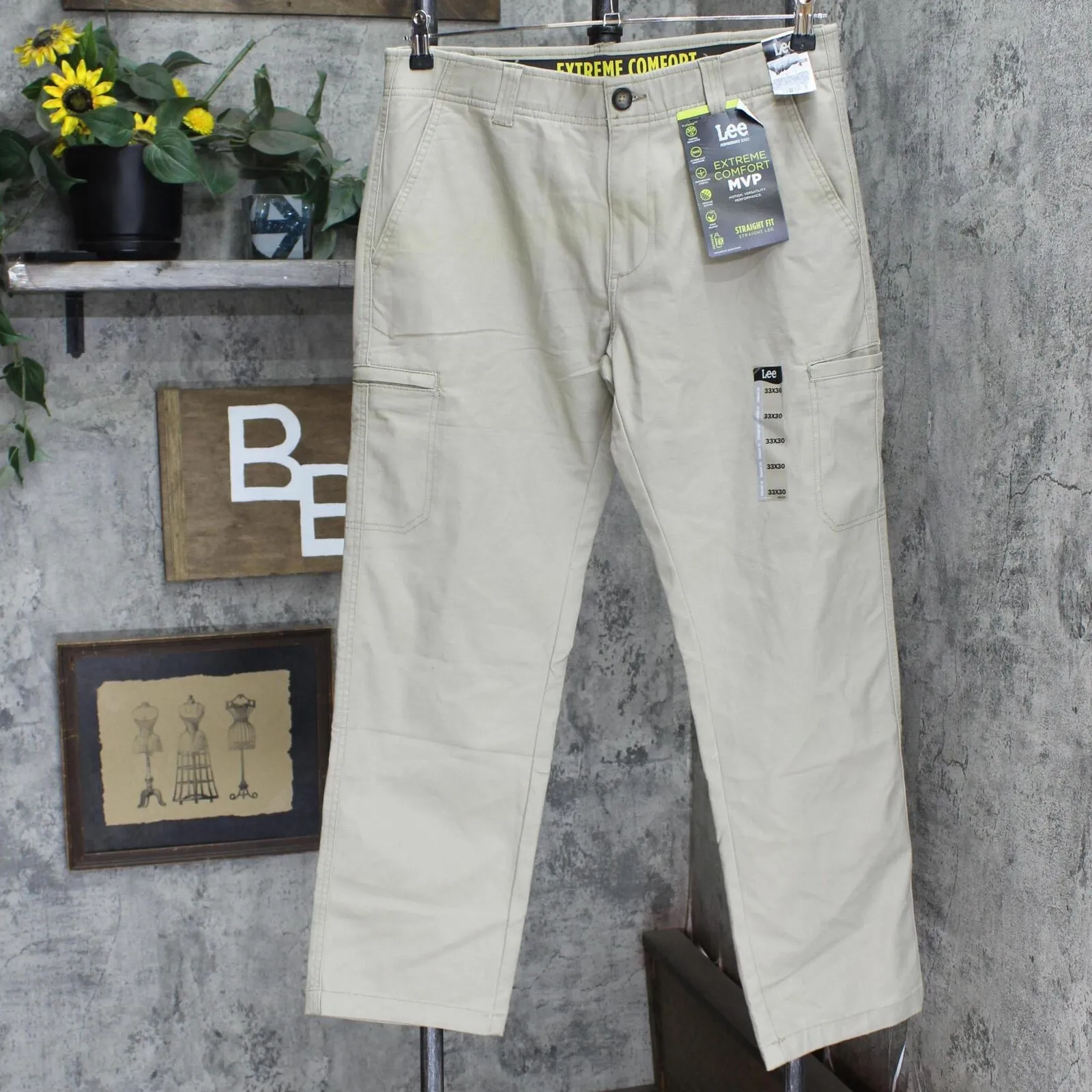 Lee Men's Extreme Comfort MVP Canvas Cargo Pants 112321876