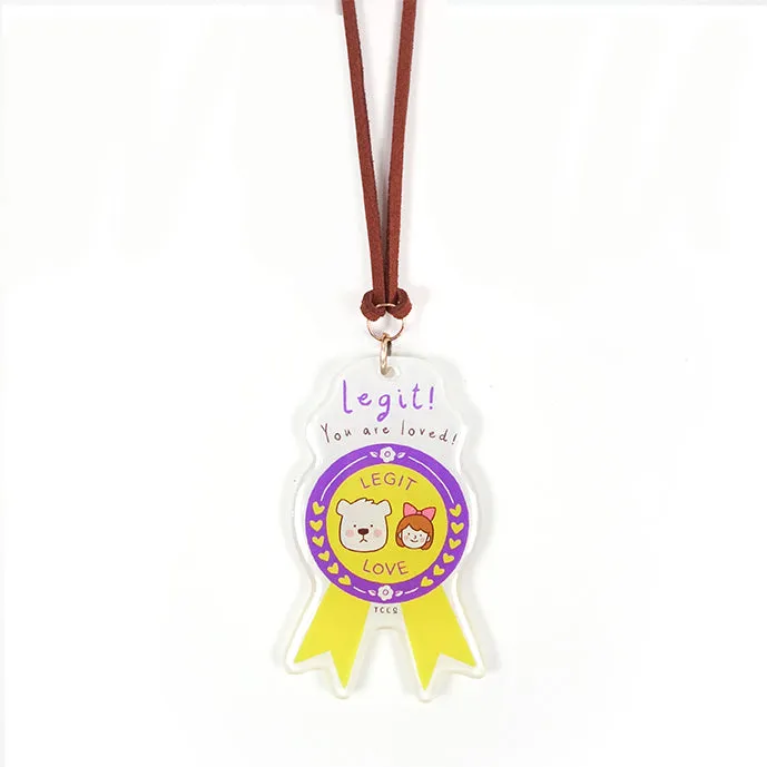 Legit! You Are Loved! {Keychain & Car Charm}