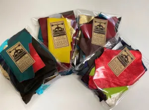 Lightweight leather scraps