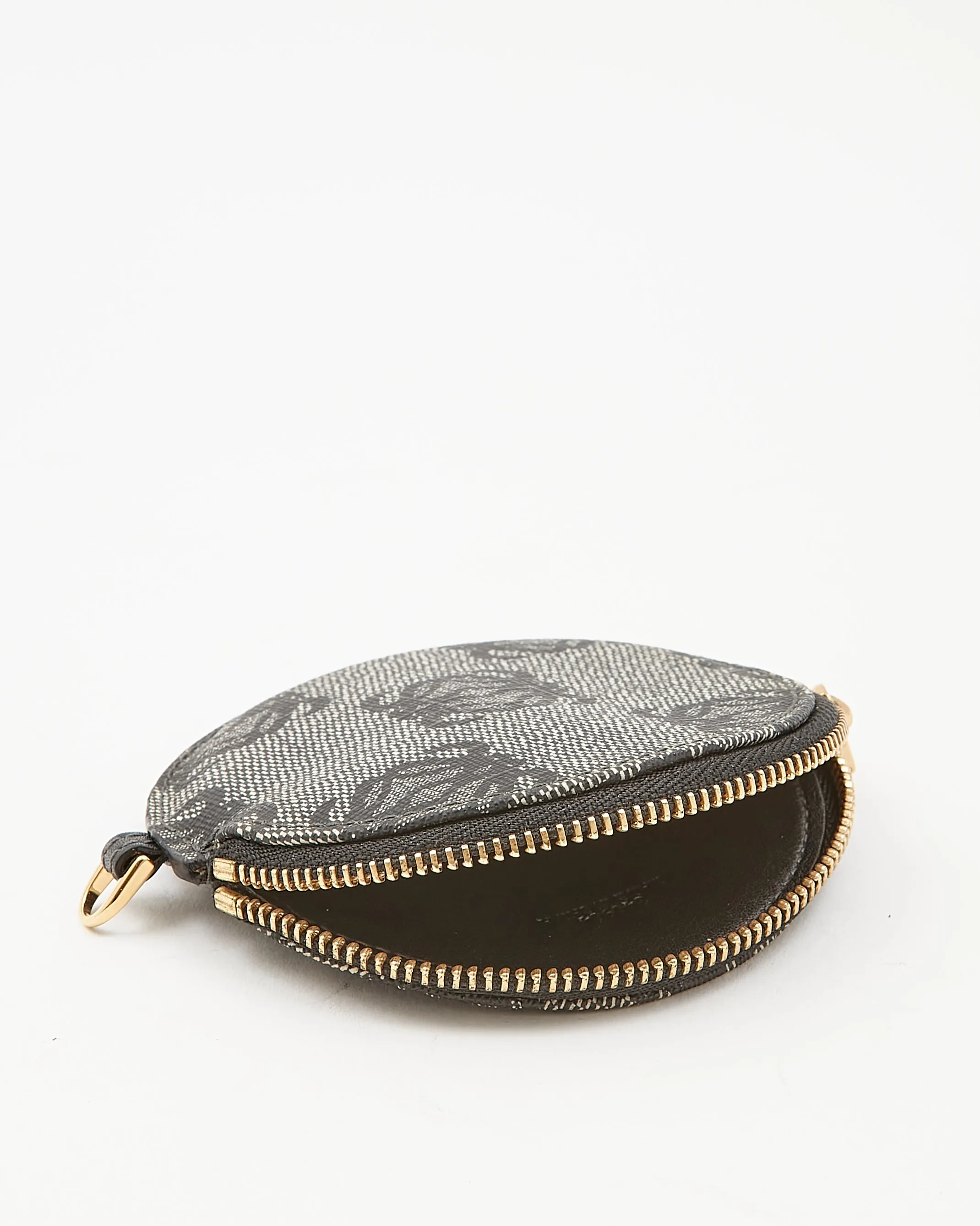 Loewe Black Vintage Anagram Cookie Coin Pouch Wallet