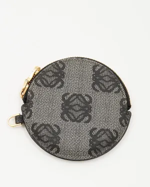 Loewe Black Vintage Anagram Cookie Coin Pouch Wallet