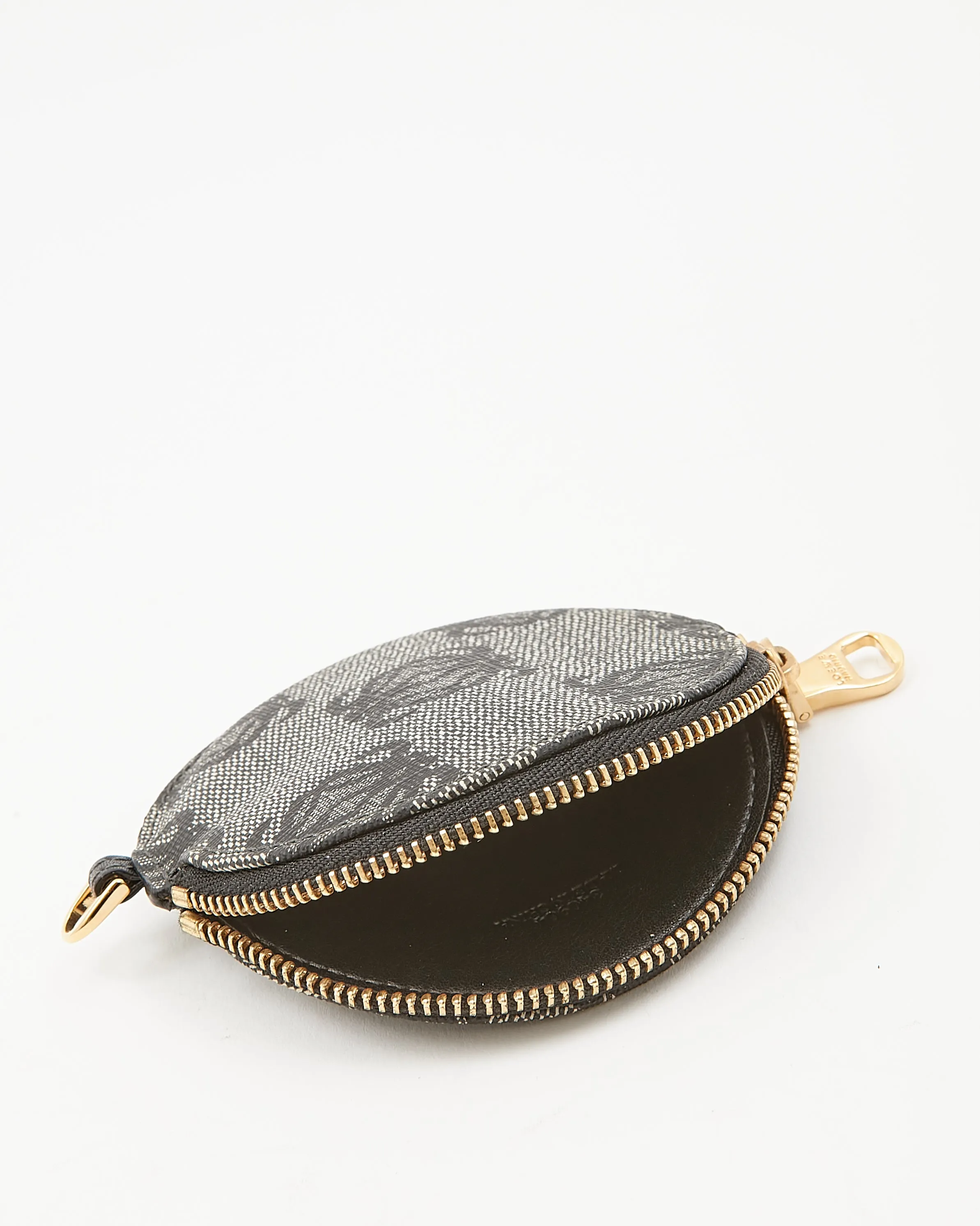 Loewe Black Vintage Anagram Cookie Coin Pouch Wallet
