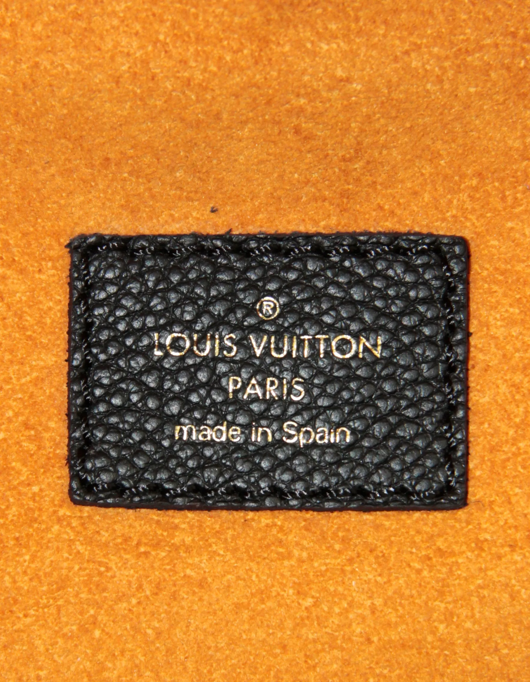 Louis Vuitton 2021 Black Empreinte Leather BumBag Belt Bag