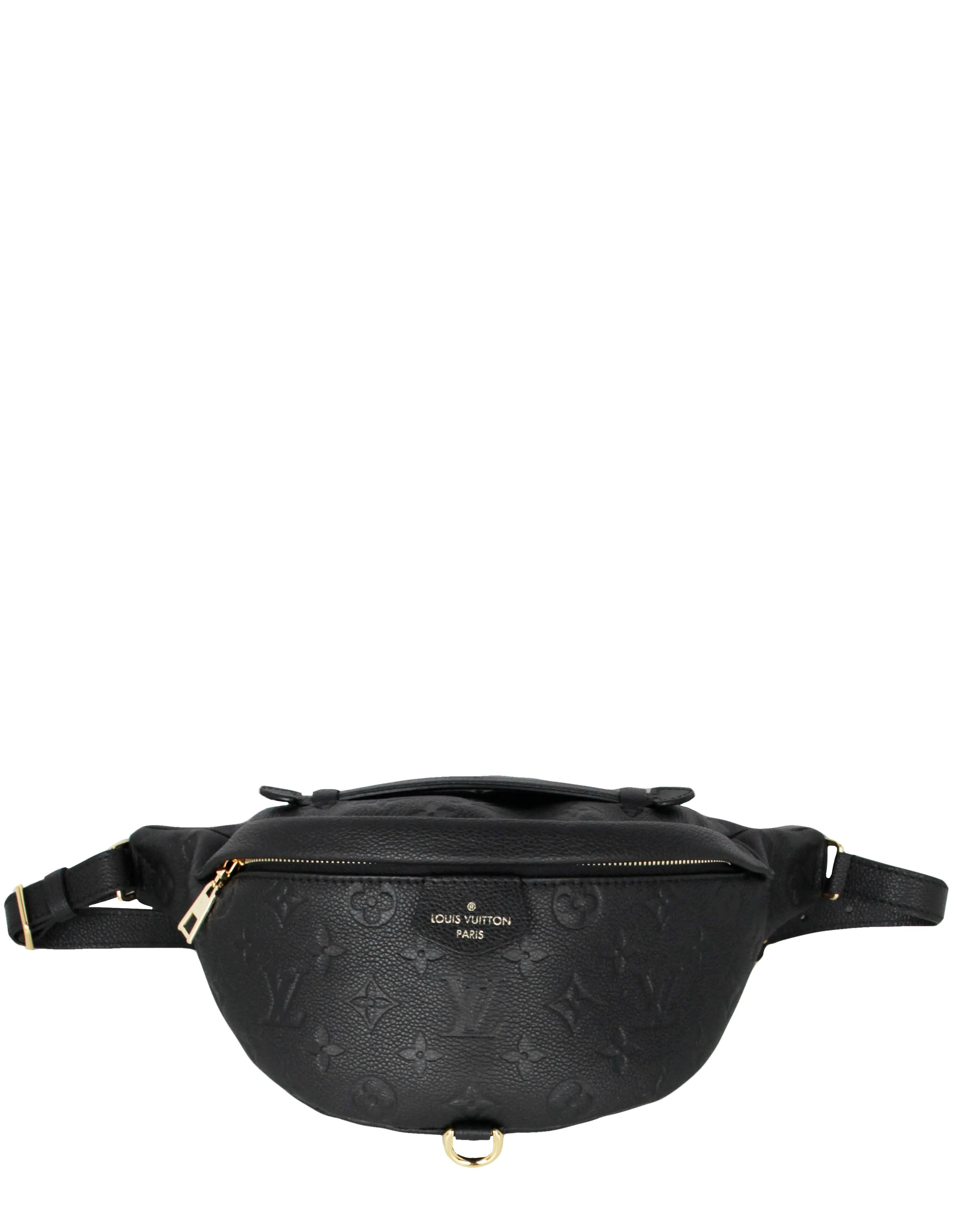 Louis Vuitton 2021 Black Empreinte Leather BumBag Belt Bag