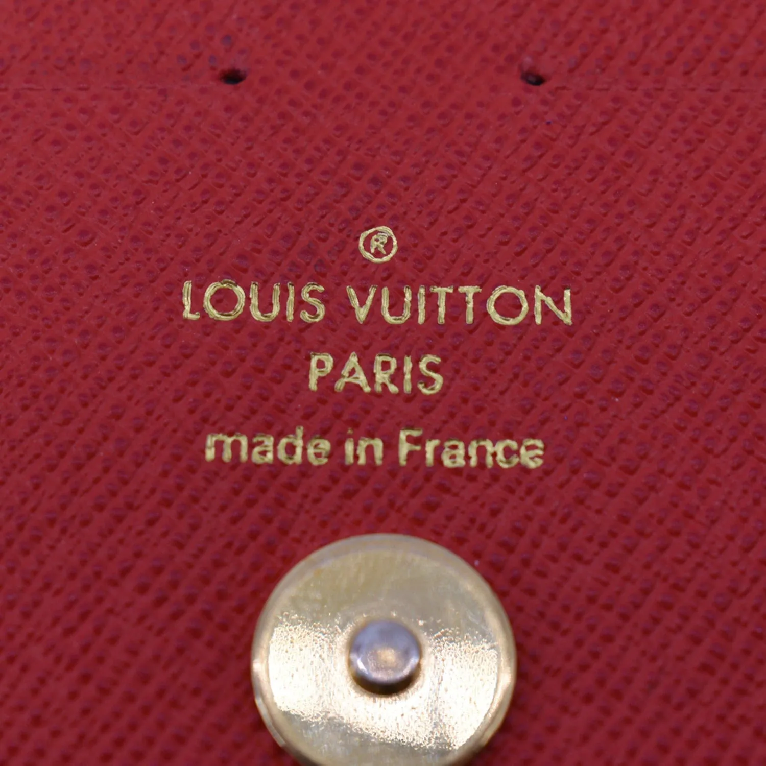 LOUIS VUITTON Adele Monogram Canvas Wallet Brown