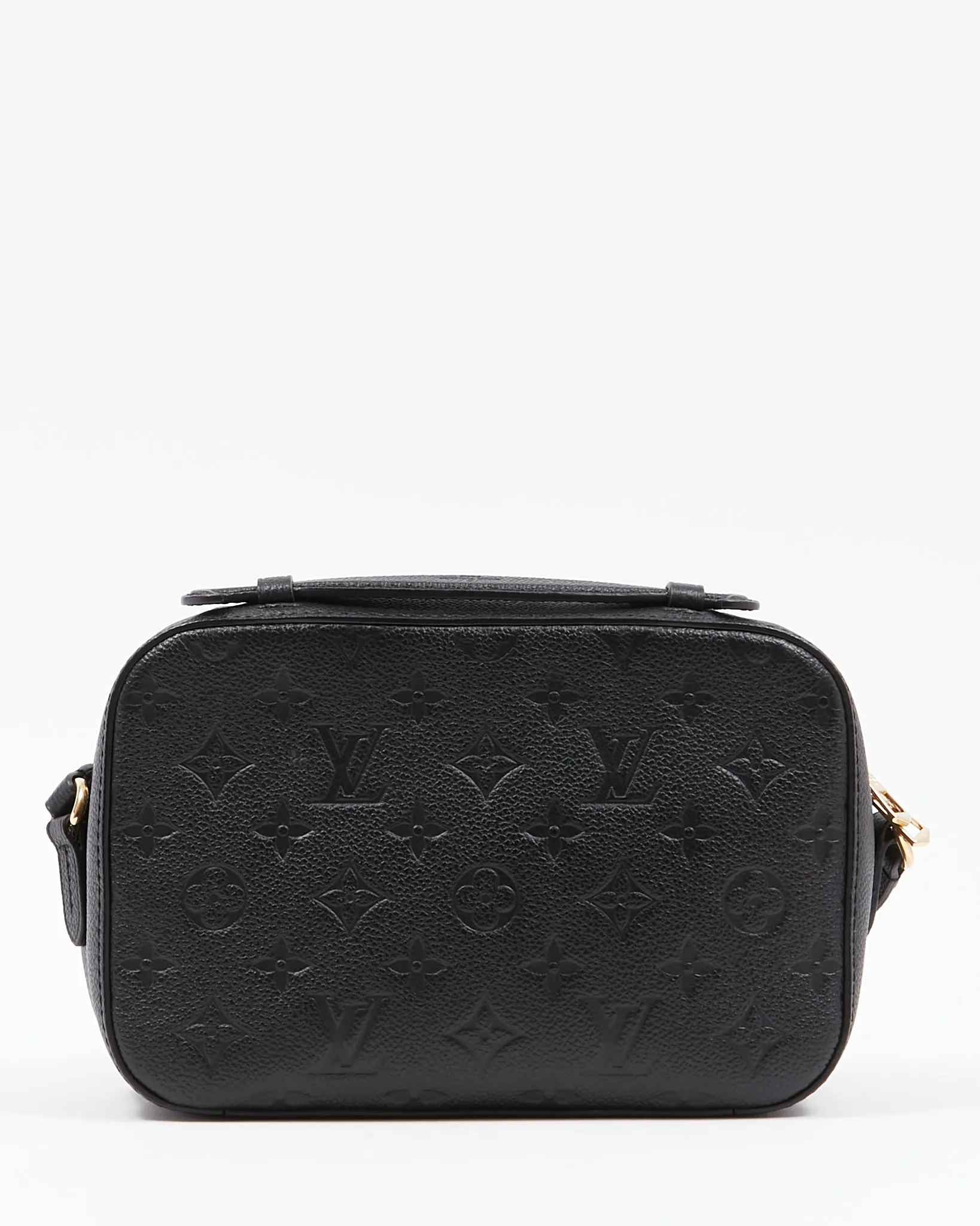 Louis Vuitton Black Empreinte Leather Monogram Saintonge Crossbody Bag