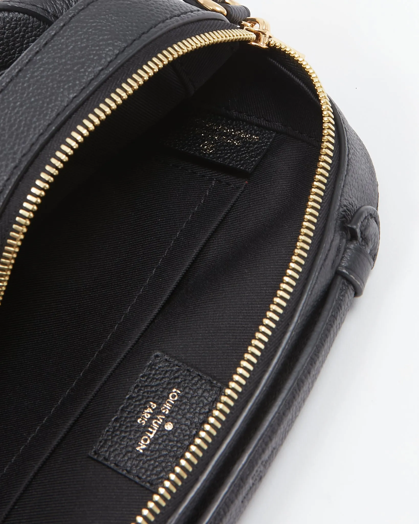 Louis Vuitton Black Empreinte Leather Monogram Saintonge Crossbody Bag