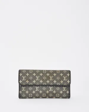 Louis Vuitton Blue & Grey Monogram Denim Canvas Sarah Wallet