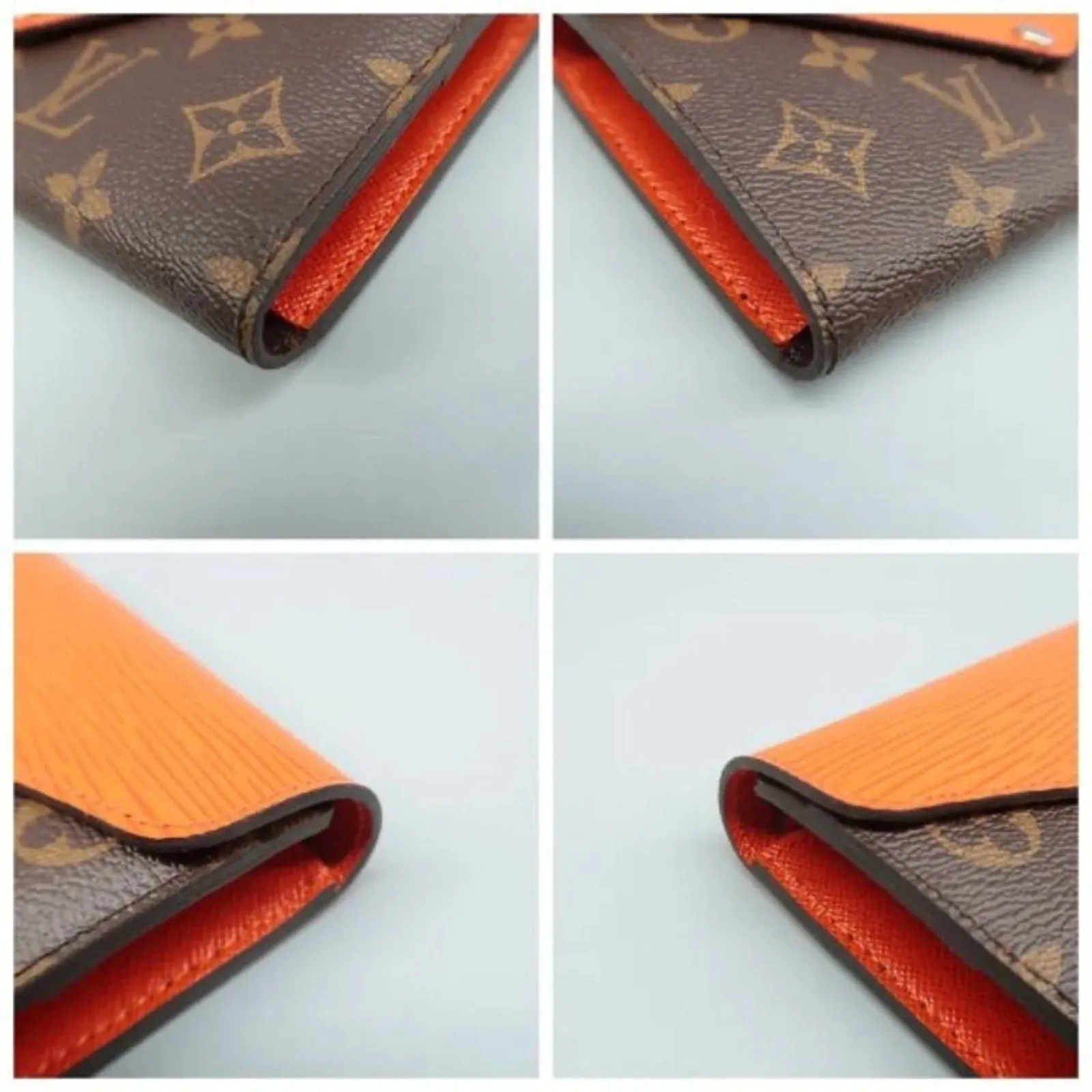 Louis Vuitton Brown&Orange Canvas&EPI Leather