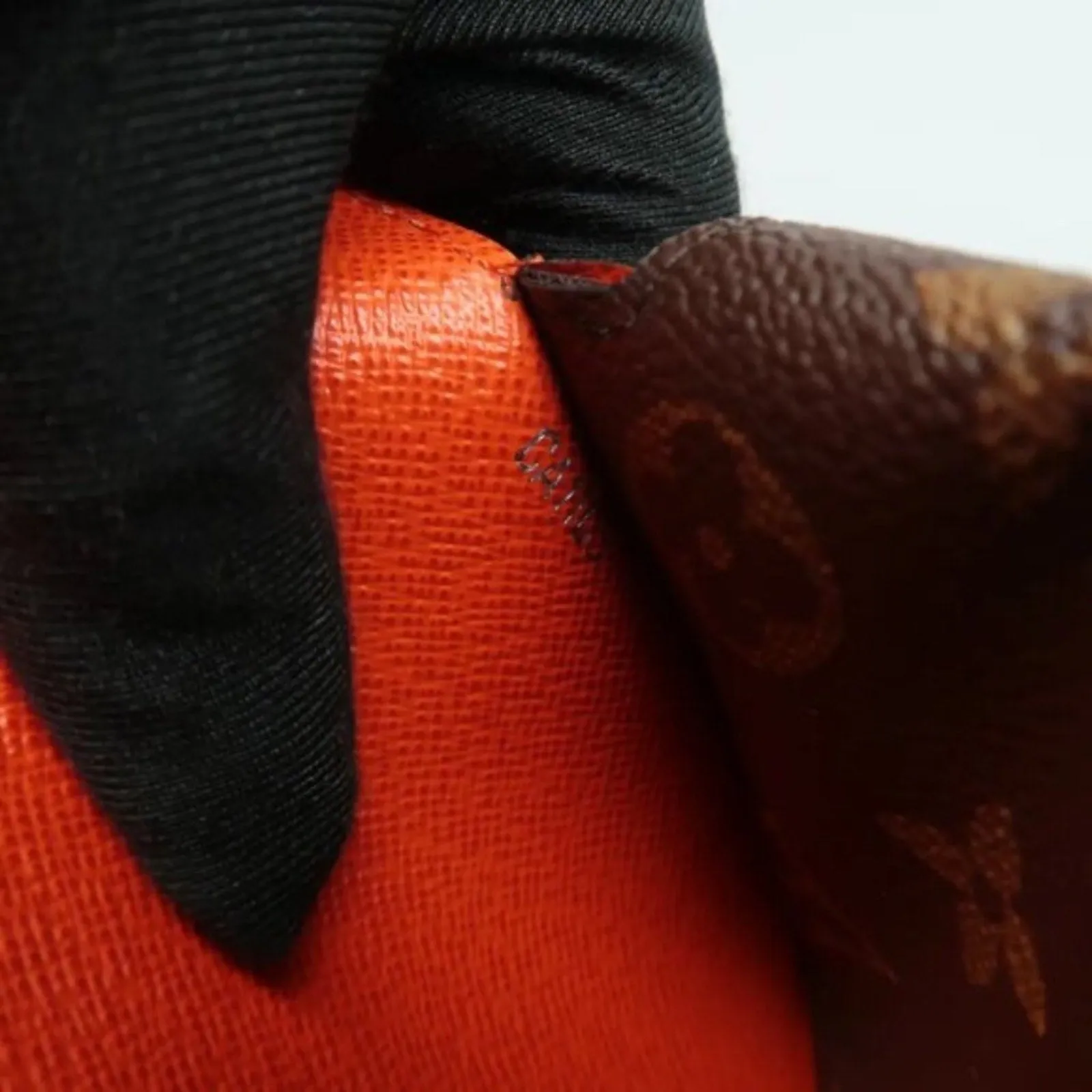Louis Vuitton Brown&Orange Canvas&EPI Leather