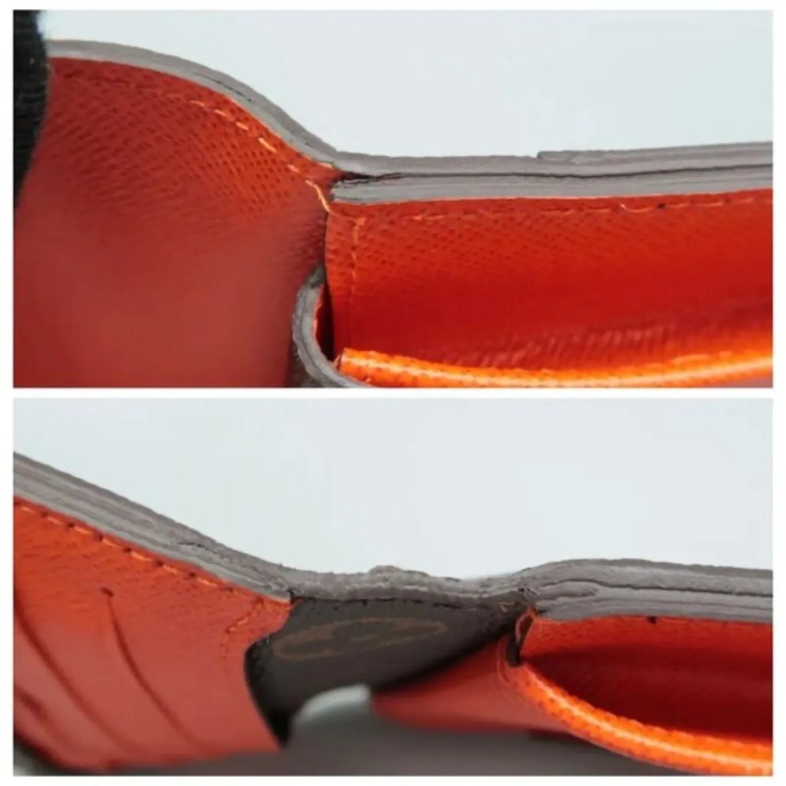 Louis Vuitton Brown&Orange Canvas&EPI Leather