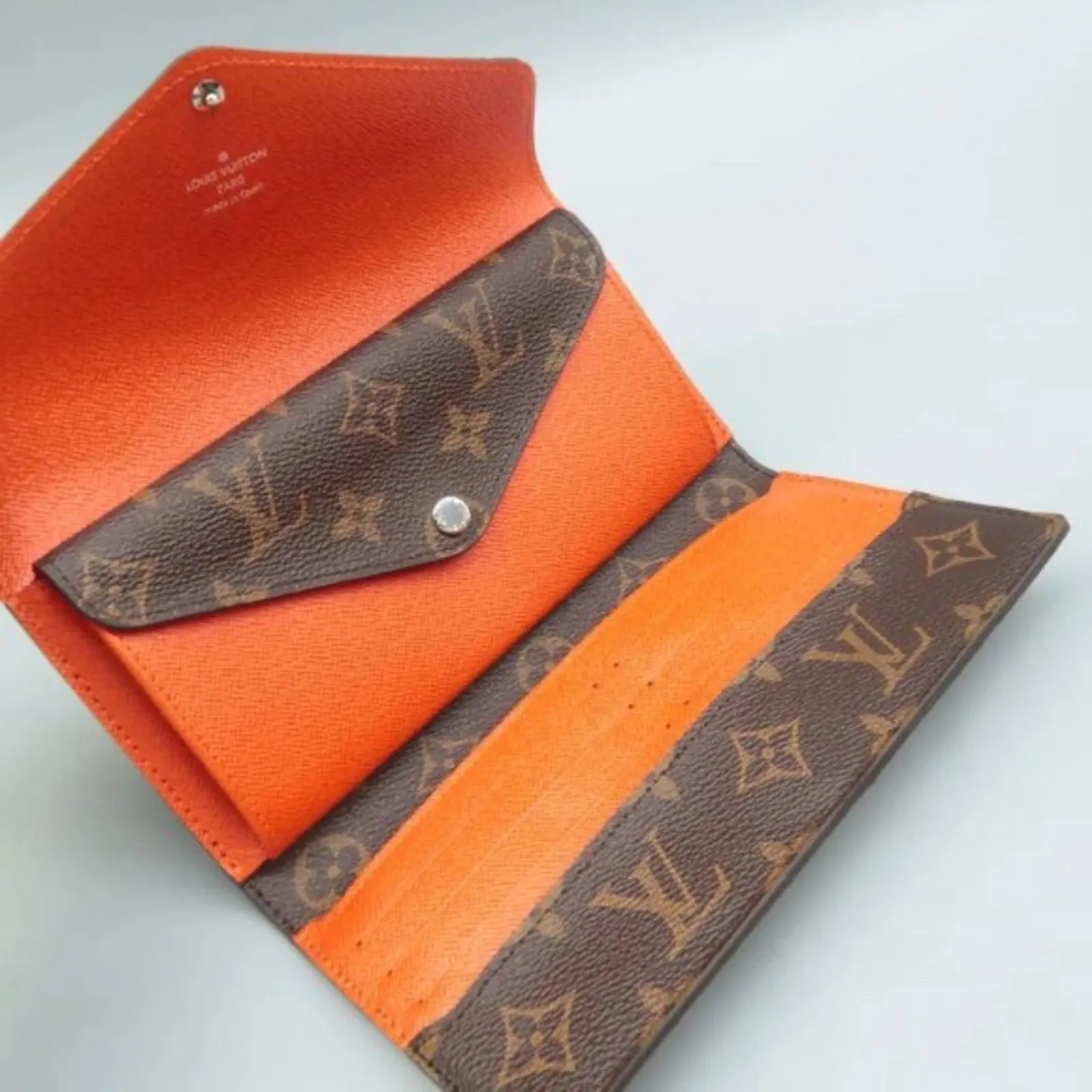 Louis Vuitton Brown&Orange Canvas&EPI Leather