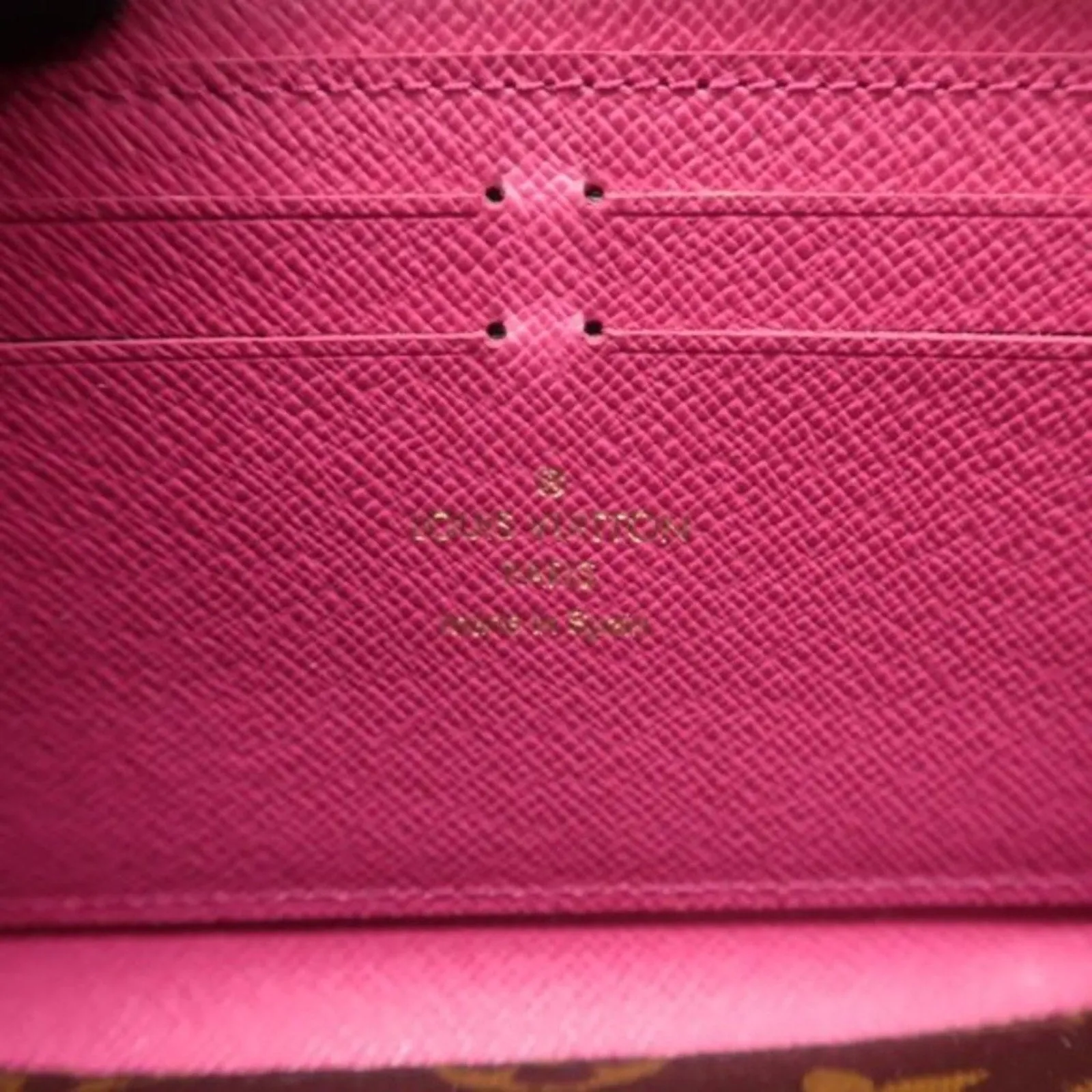 Louis Vuitton Clemence Brown Monogram Canvas Wallet