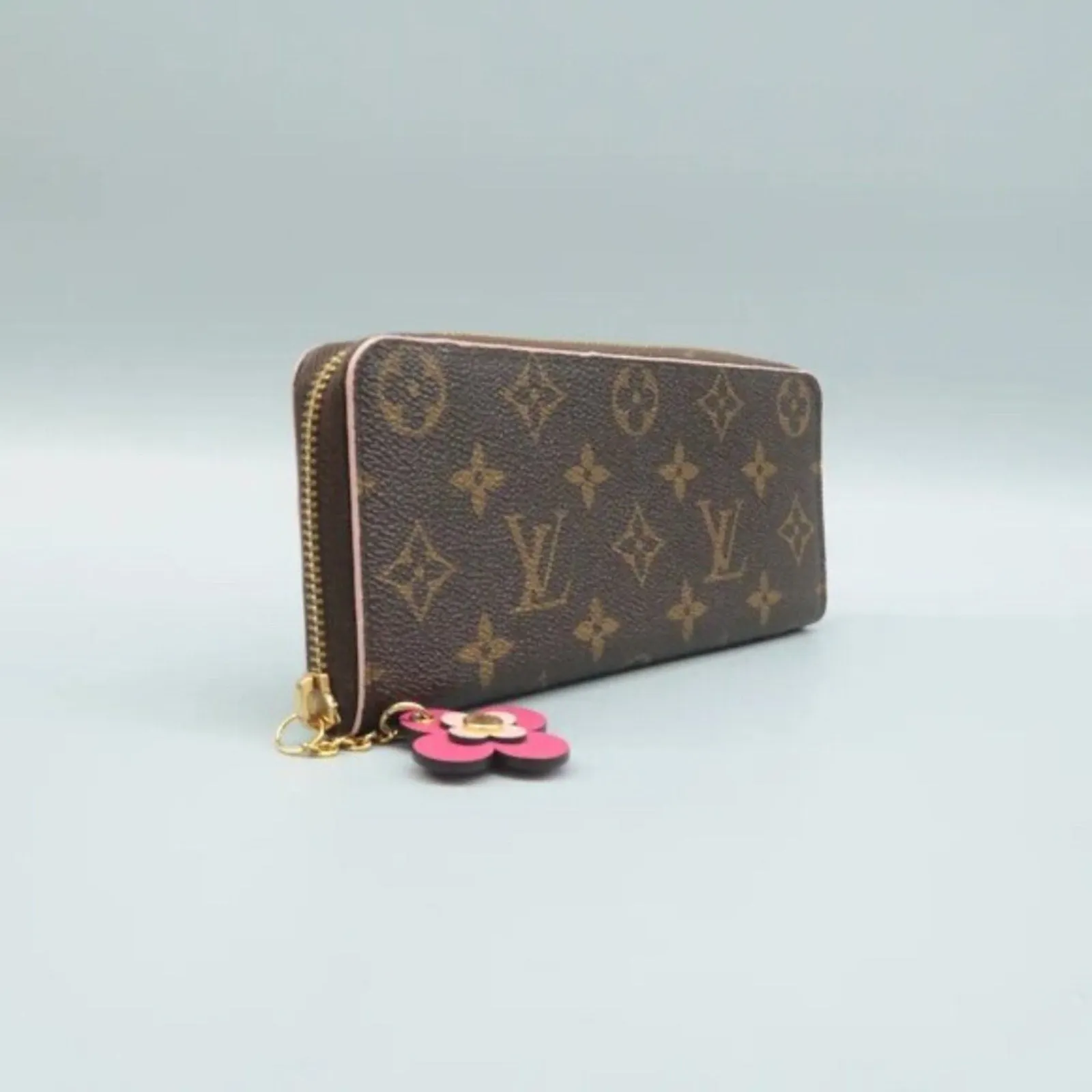 Louis Vuitton Clemence Brown Monogram Canvas Wallet