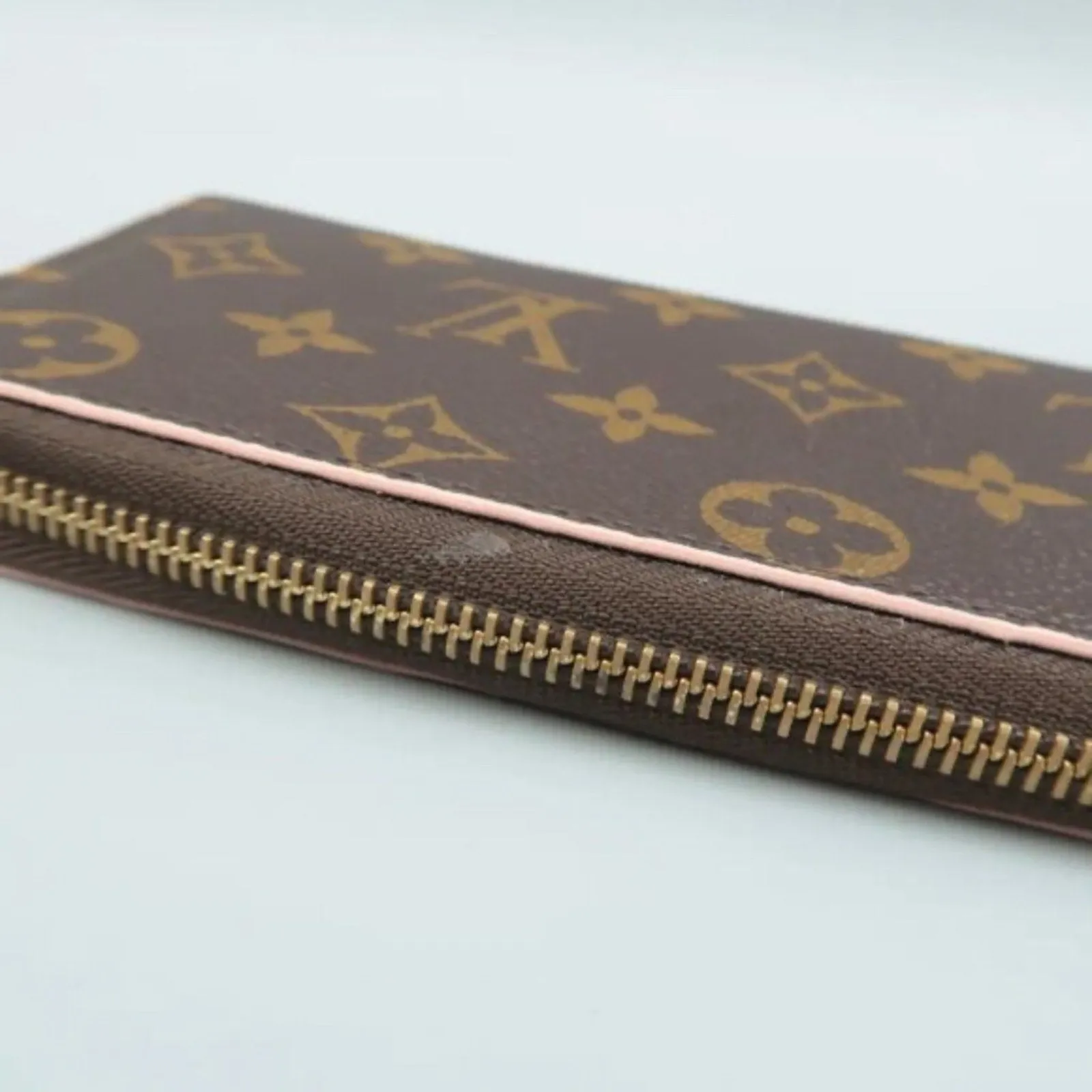 Louis Vuitton Clemence Brown Monogram Canvas Wallet