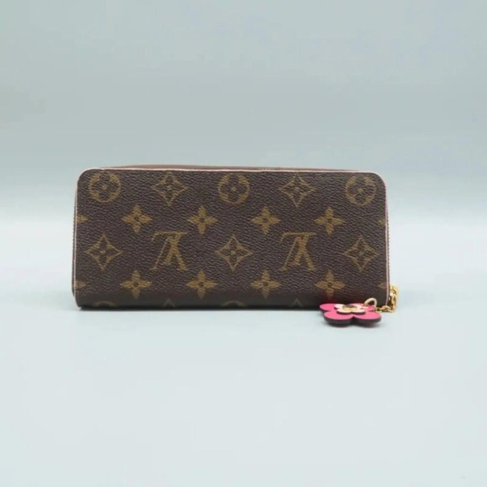 Louis Vuitton Clemence Brown Monogram Canvas Wallet