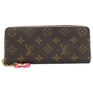 Louis Vuitton Clemence Brown Monogram Canvas Wallet
