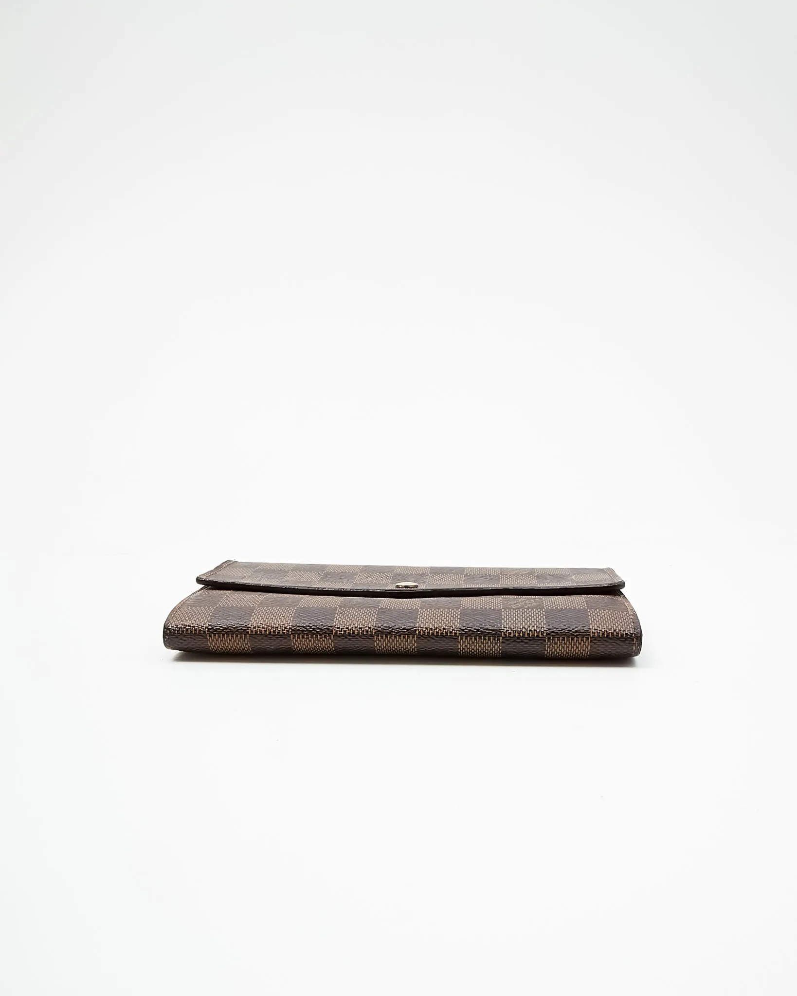 Louis Vuitton Damier Ebene Canvas Elise Wallet