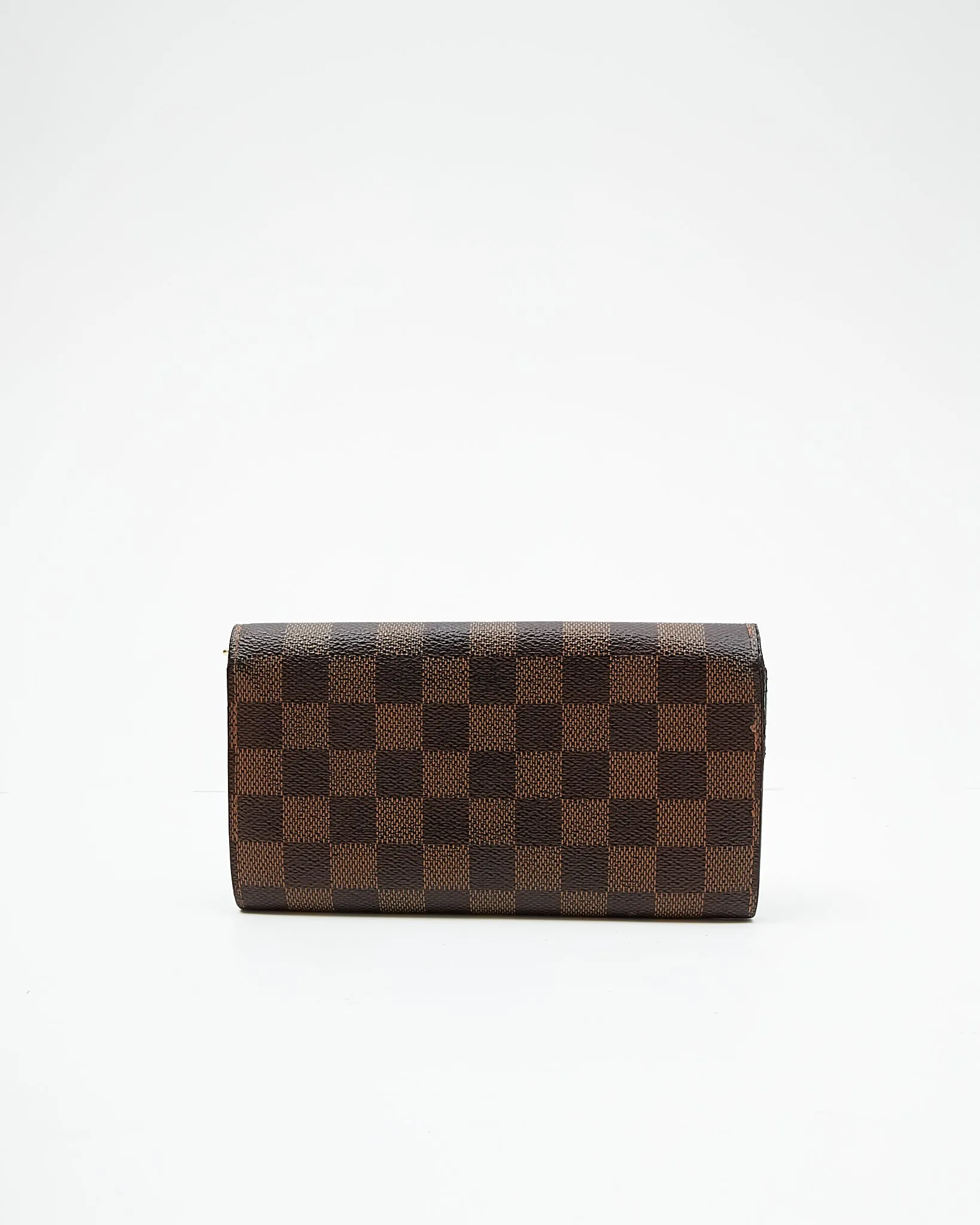 Louis Vuitton Damier Ebene Canvas Elise Wallet