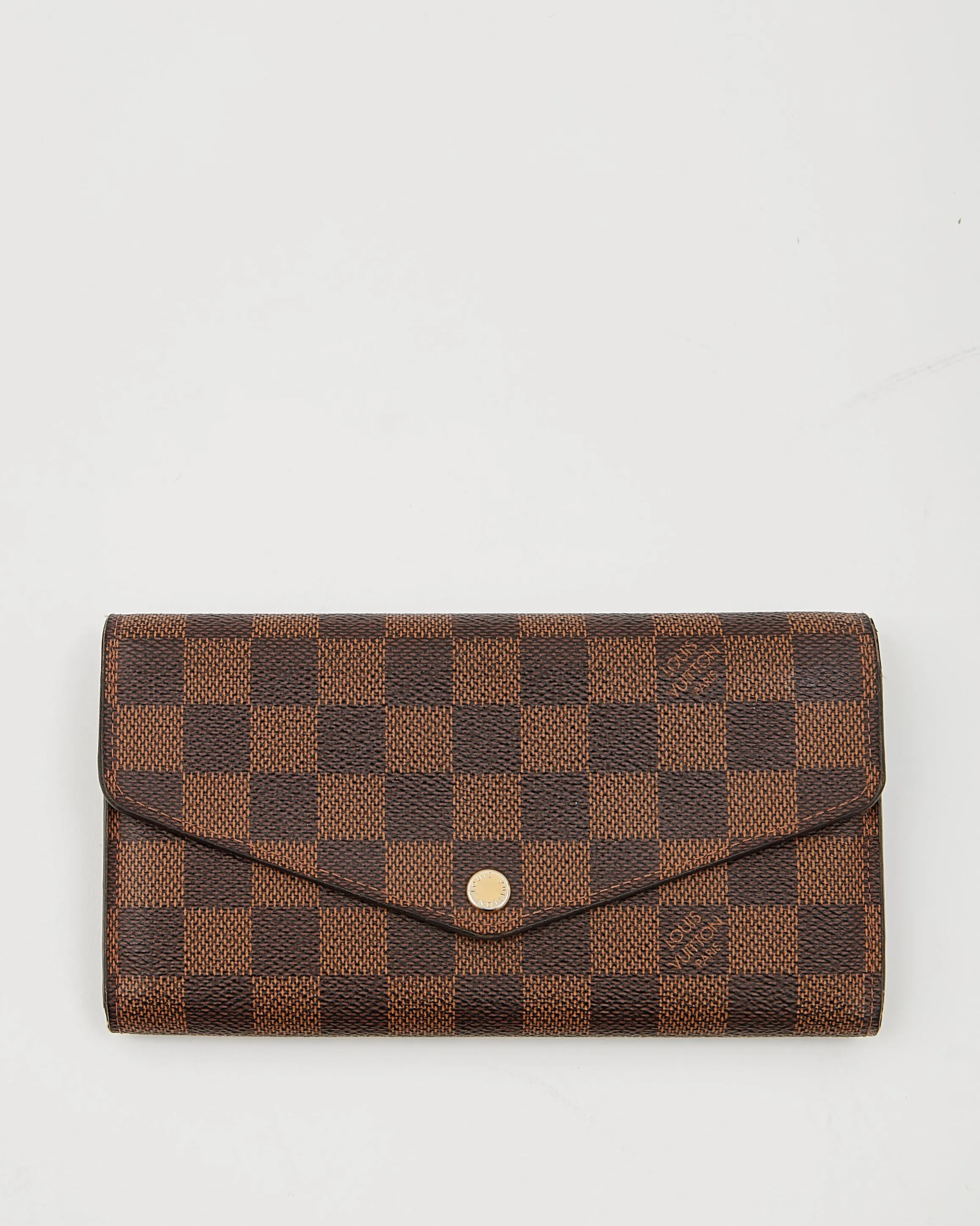 Louis Vuitton Damier Ebene Canvas Josephine Flap Wallet