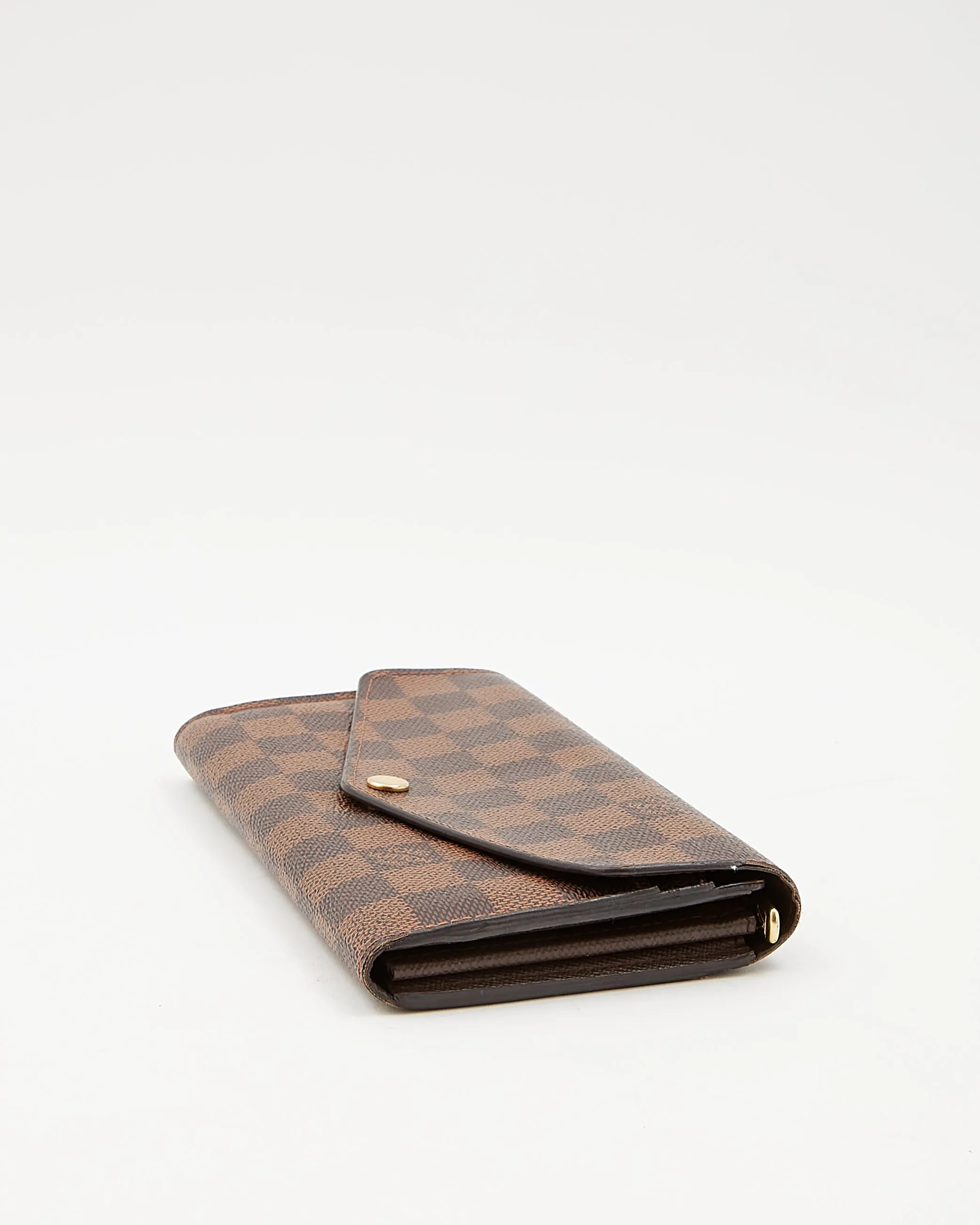 Louis Vuitton Damier Ebene Canvas Josephine Flap Wallet