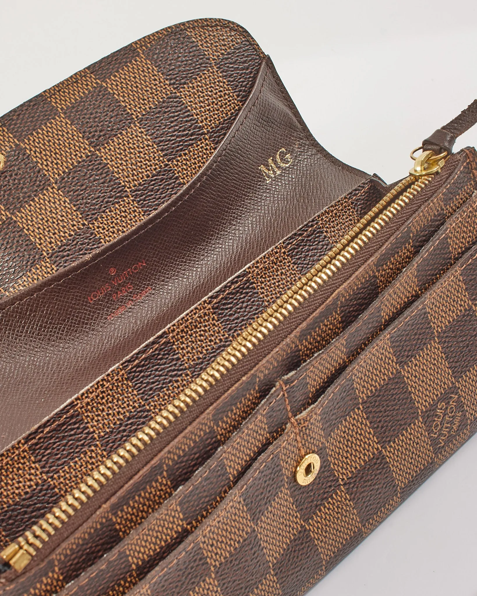 Louis Vuitton Damier Ebene Canvas Josephine Wallet