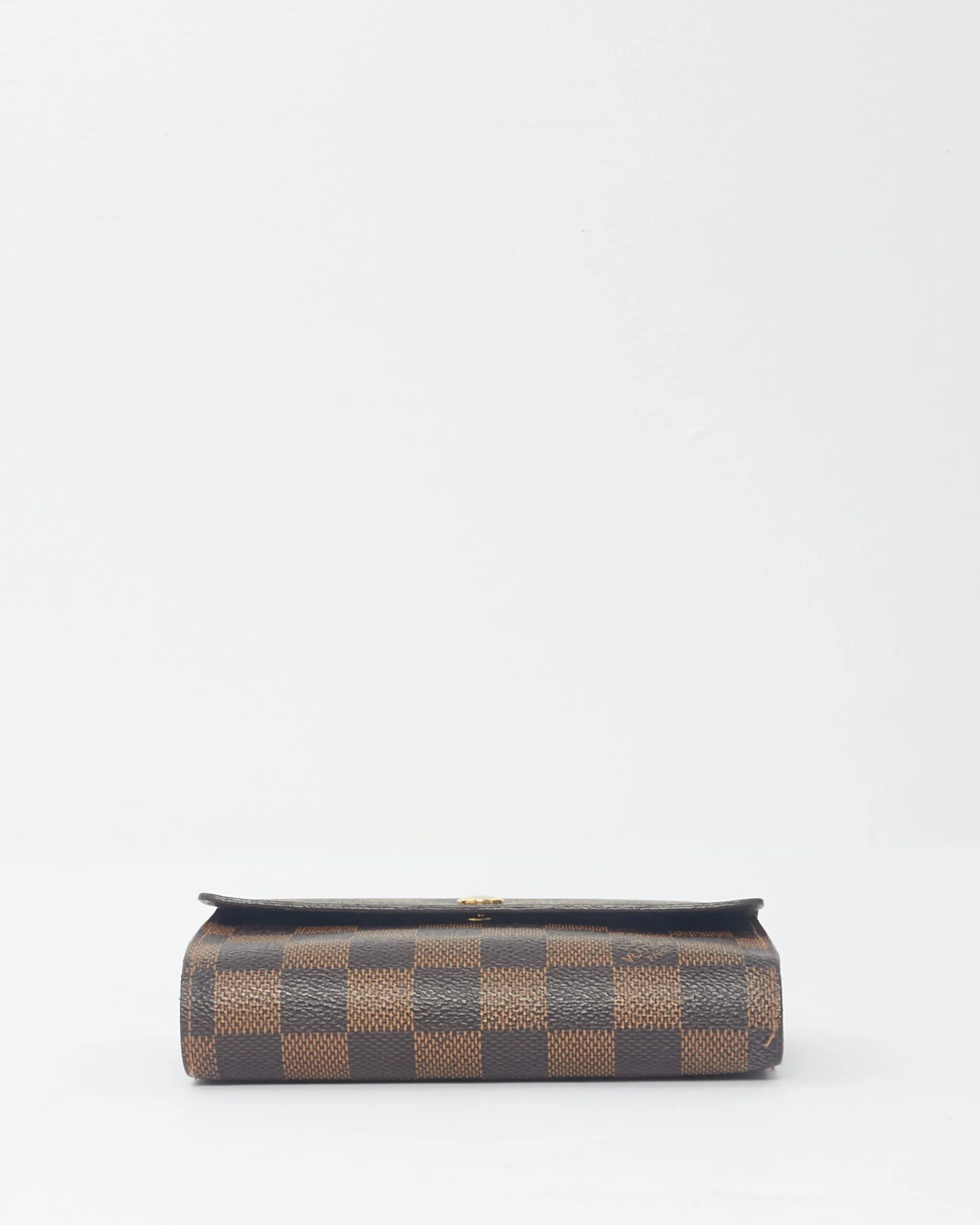 Louis Vuitton Damier Ebene Canvas Trifold French Wallet