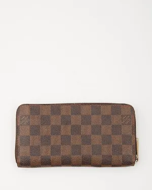 Louis Vuitton Damier Ebene Canvas Zippy Wallet