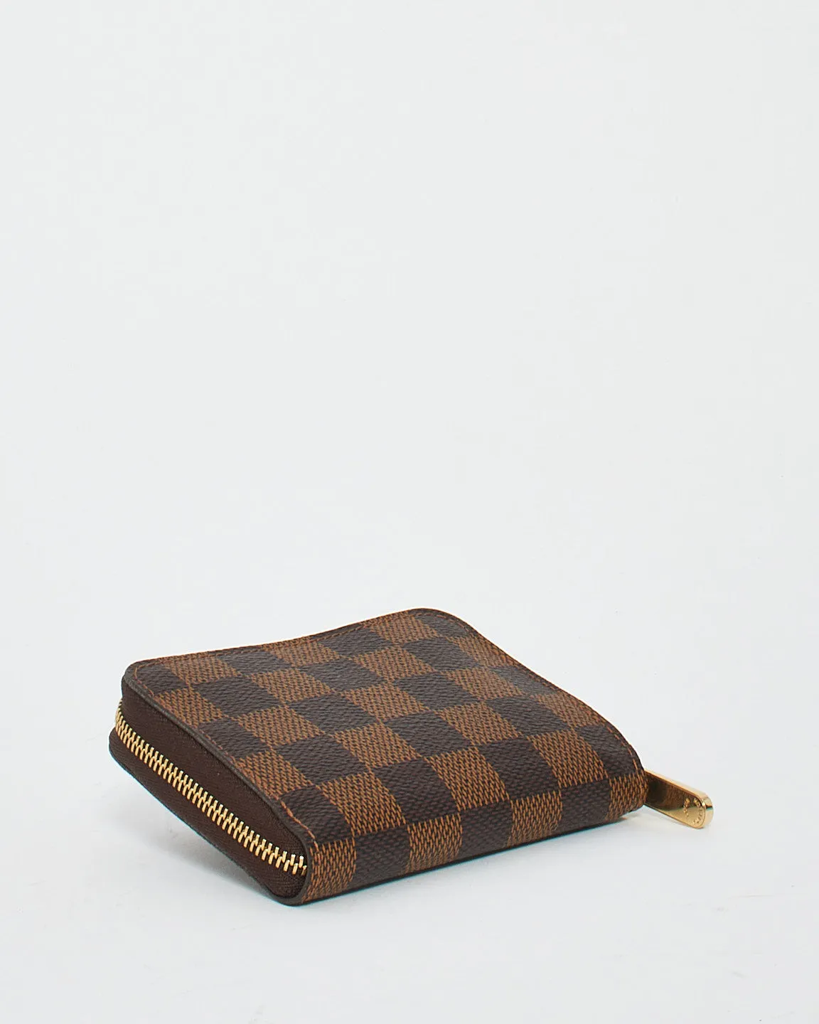 Louis Vuitton Damier Ebene Canvas Zippy Wallet