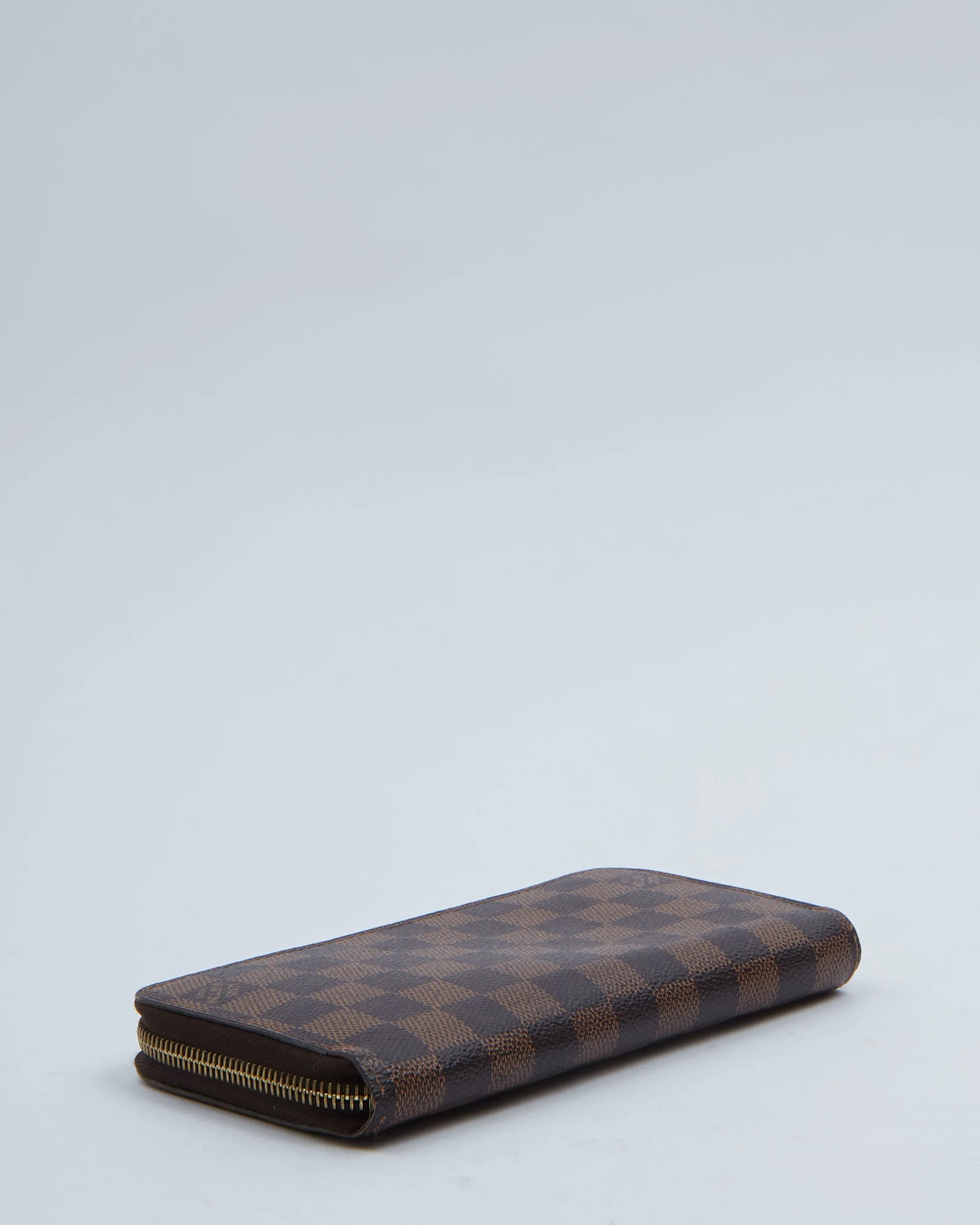 Louis Vuitton Damier Ebene Canvas Zippy Wallet