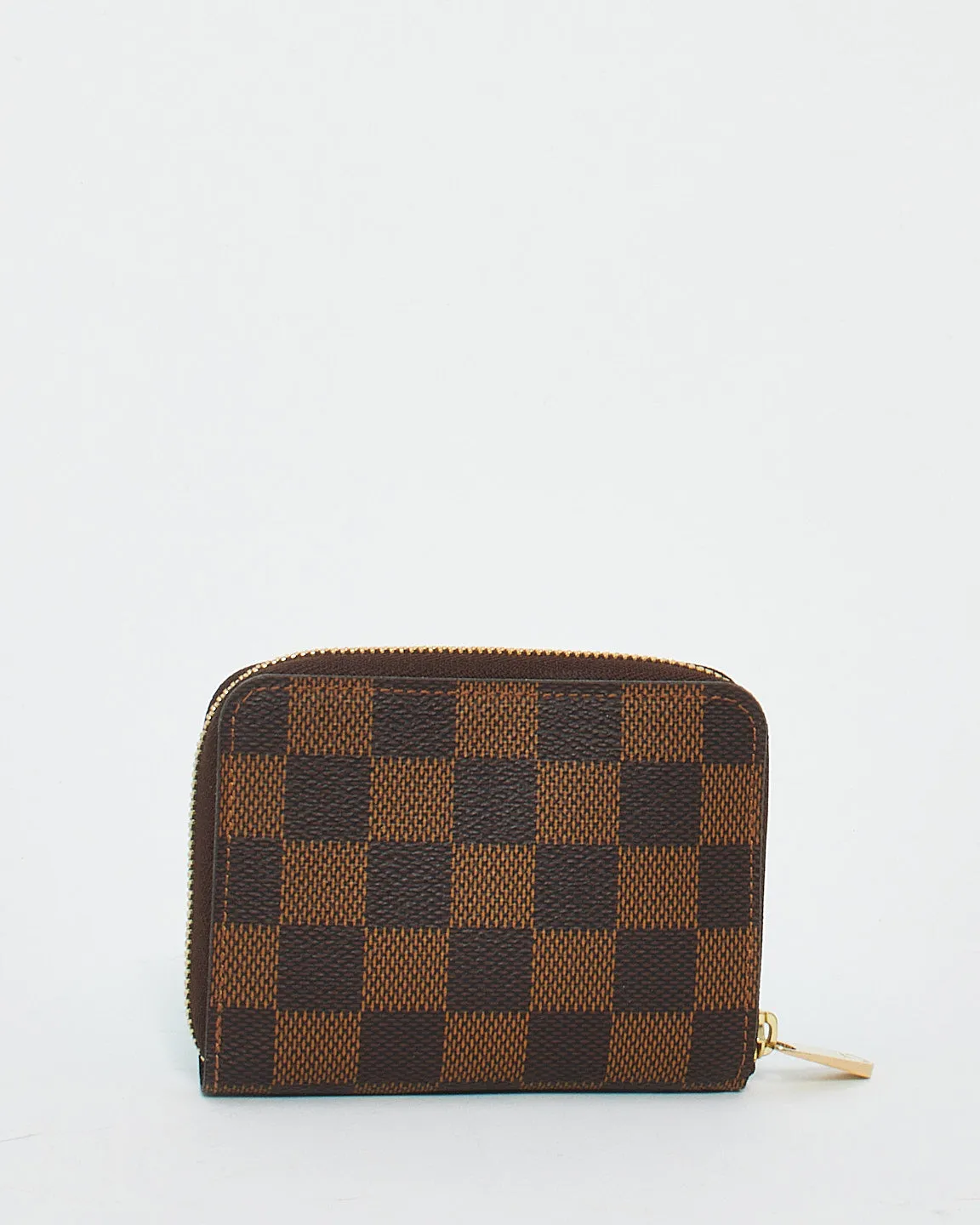 Louis Vuitton Damier Ebene Canvas Zippy Wallet