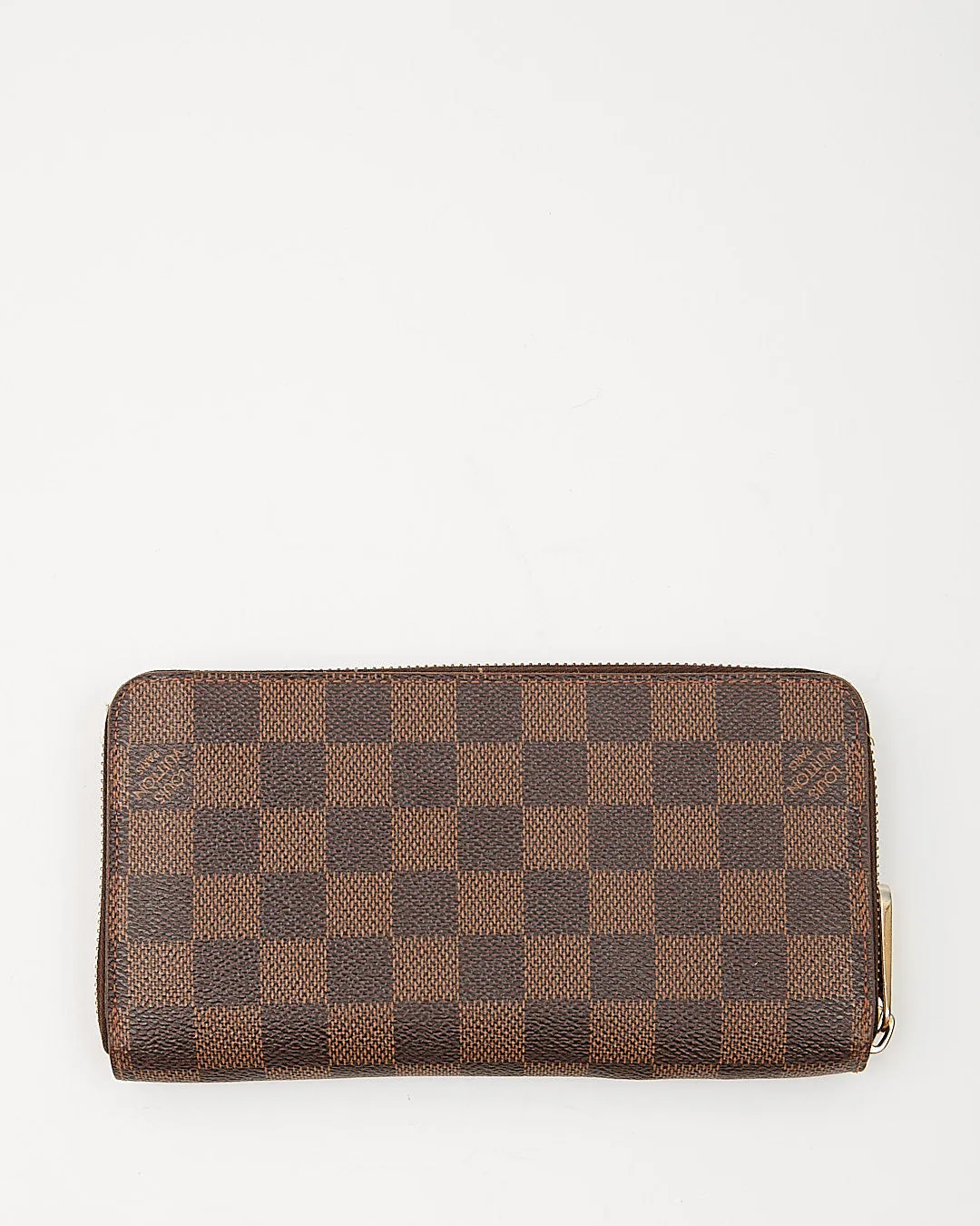 Louis Vuitton Damier Ebene Canvas Zippy Wallet