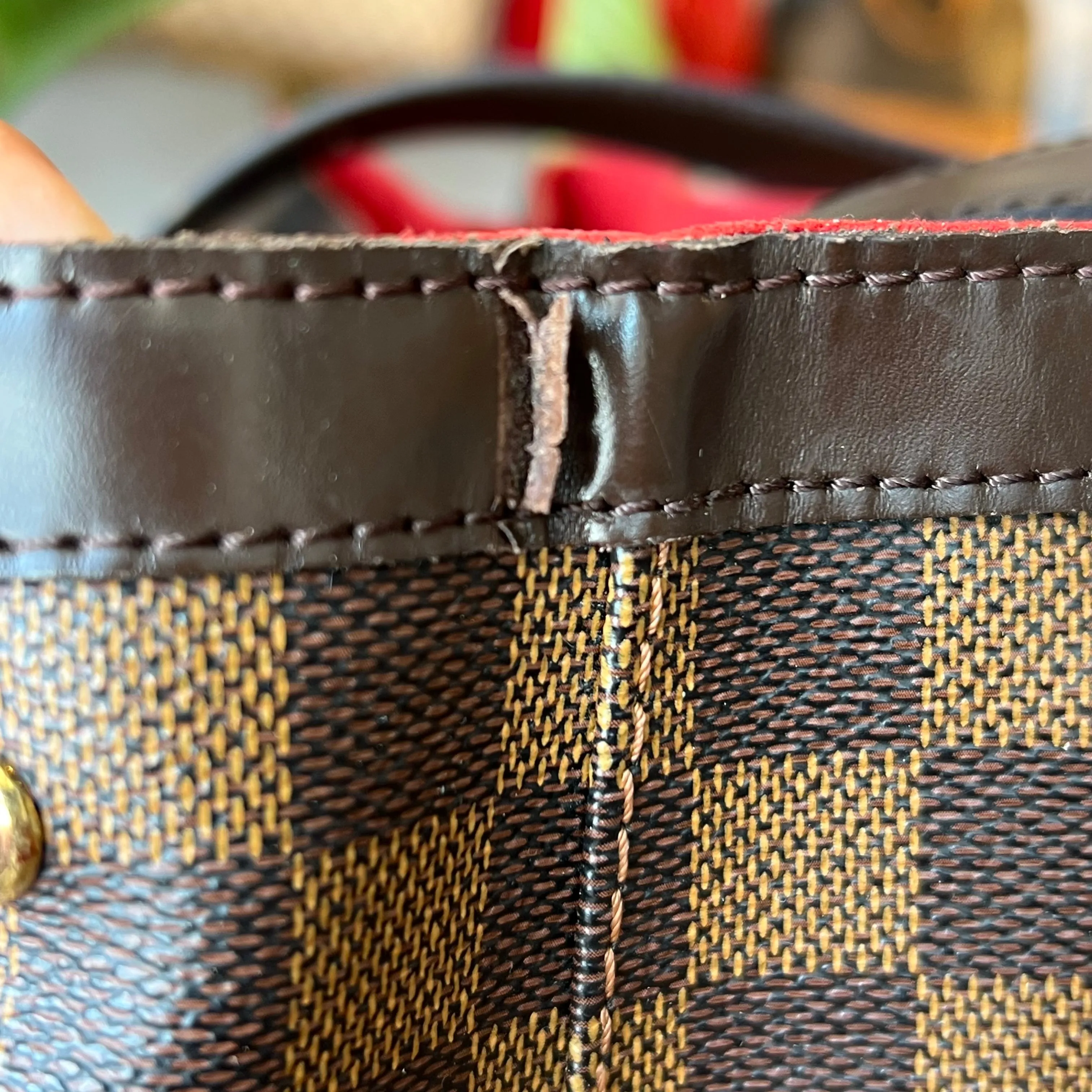 LOUIS VUITTON Damier Ebene Hampstead GM Tote