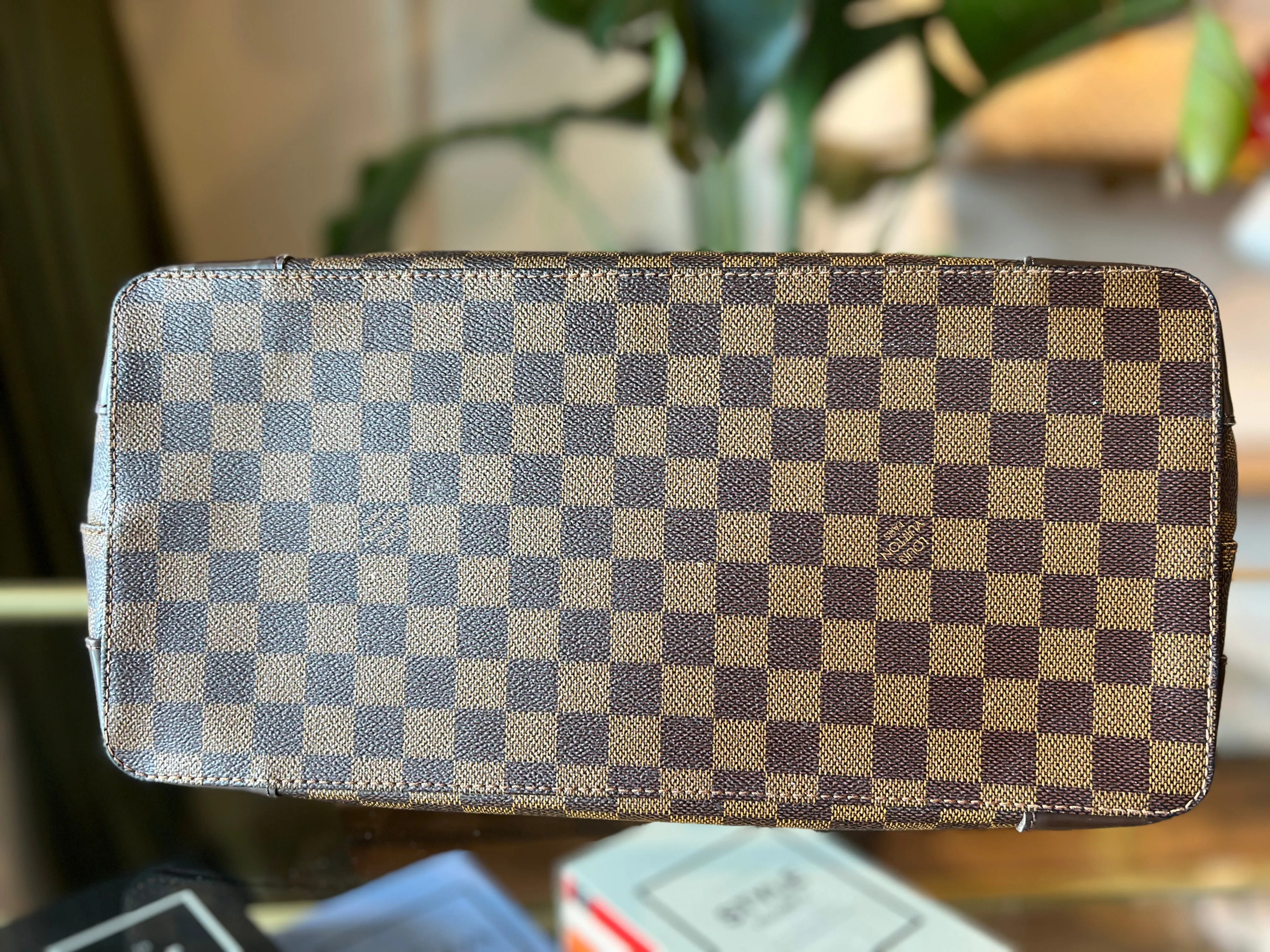 LOUIS VUITTON Damier Ebene Hampstead GM Tote