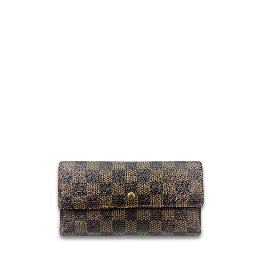 Louis Vuitton Damier Ebene Porte Tresor International Wallet