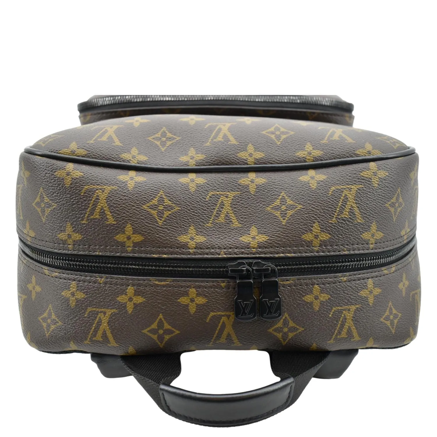 LOUIS VUITTON Dean Monogram Macassar Canvas Backpack Bag Black