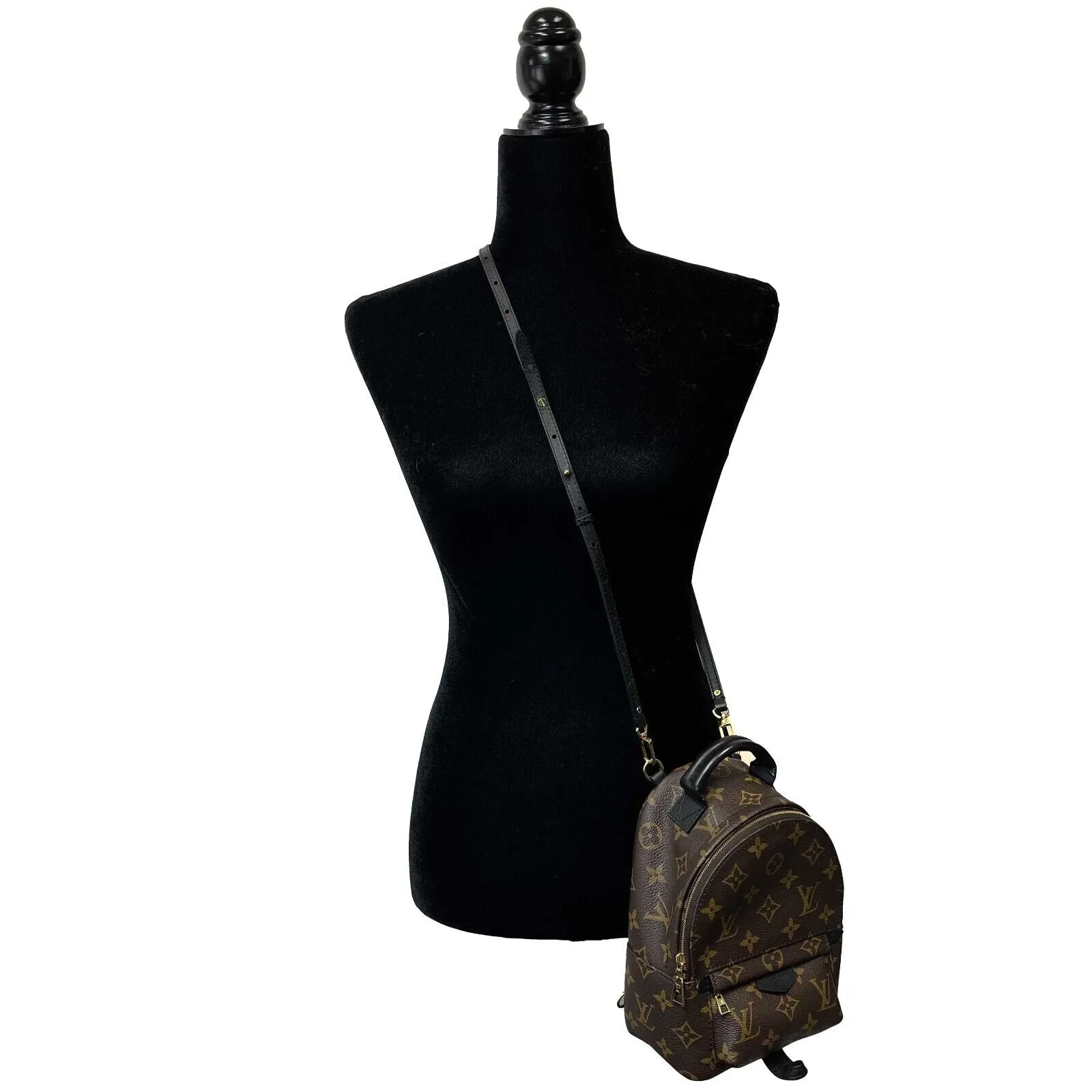 Louis Vuitton - Excellent - Mini Palm Springs - Brown - Crossbody / Backpack