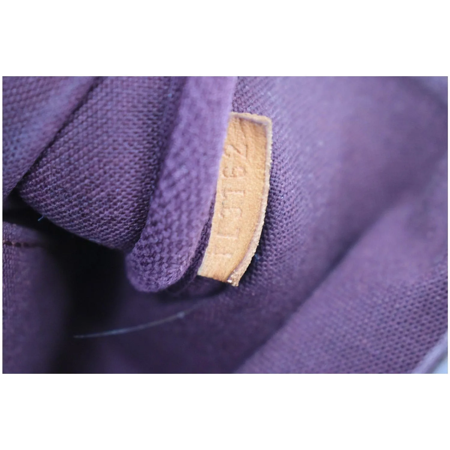 LOUIS VUITTON Favorite PM Monogram Canvas Clutch Bag Brown