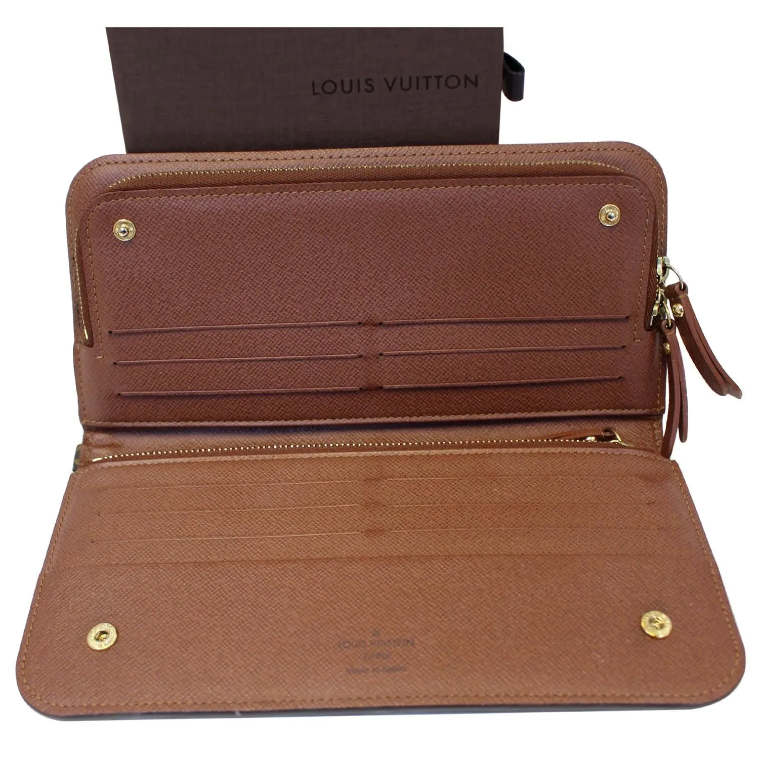 LOUIS VUITTON Insolite Monogram Canvas Wallet Brown