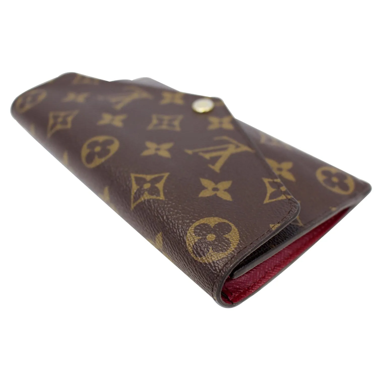 LOUIS VUITTON Jeanne Monogram Canvas Wallet Fuchsia