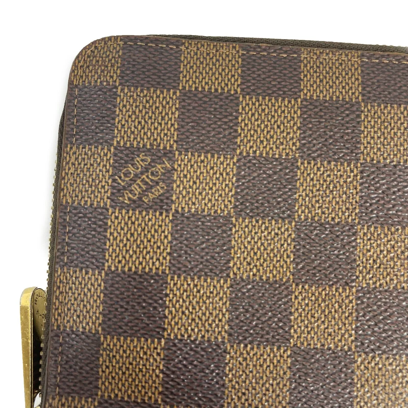 Louis Vuitton - Large Zippy Wallet Damier Ebene Organizer Wallet