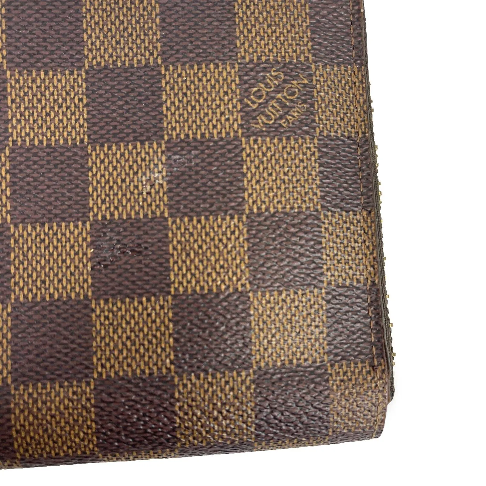 Louis Vuitton - Large Zippy Wallet Damier Ebene Organizer Wallet