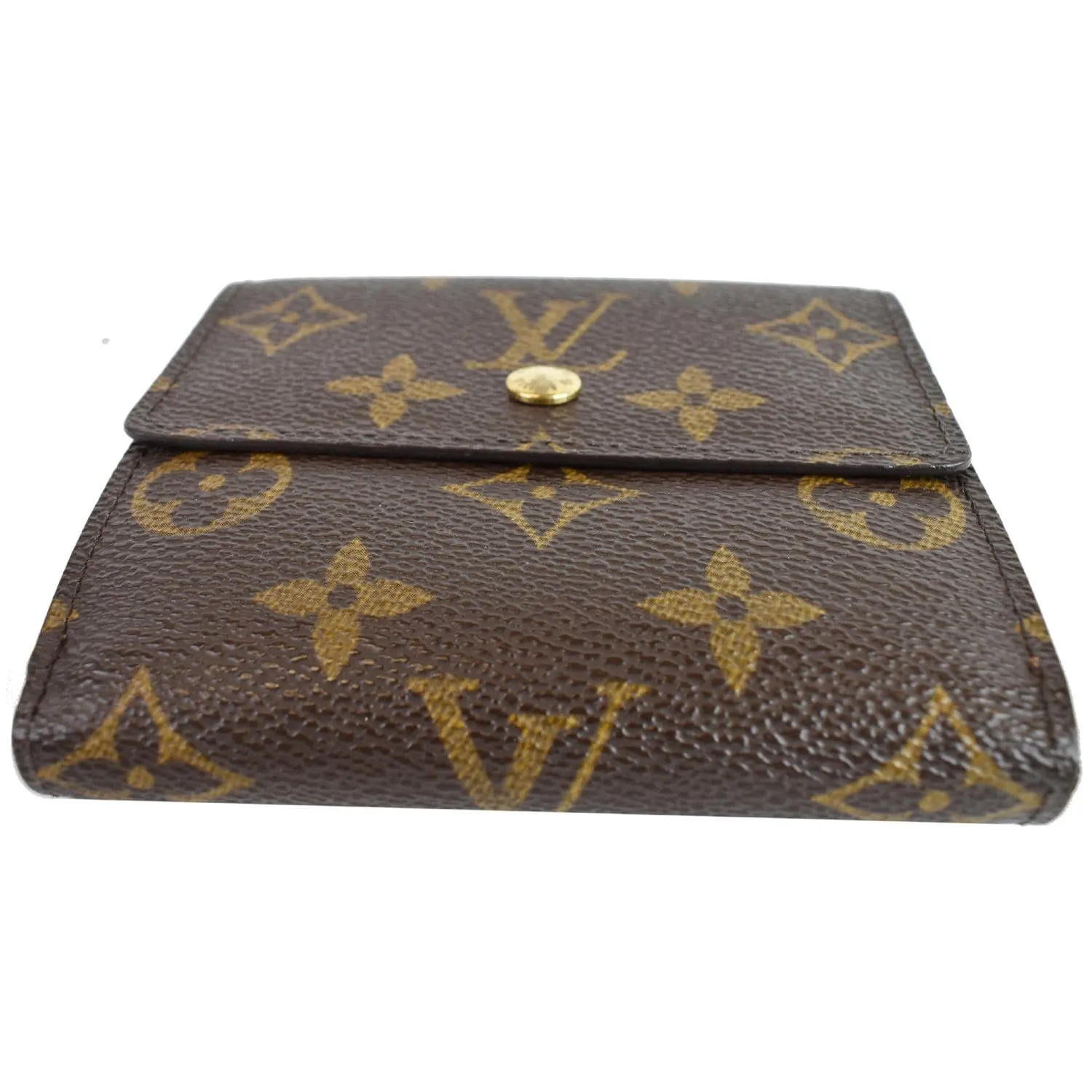 LOUIS VUITTON Monogram Canvas Anais Wallet Brown