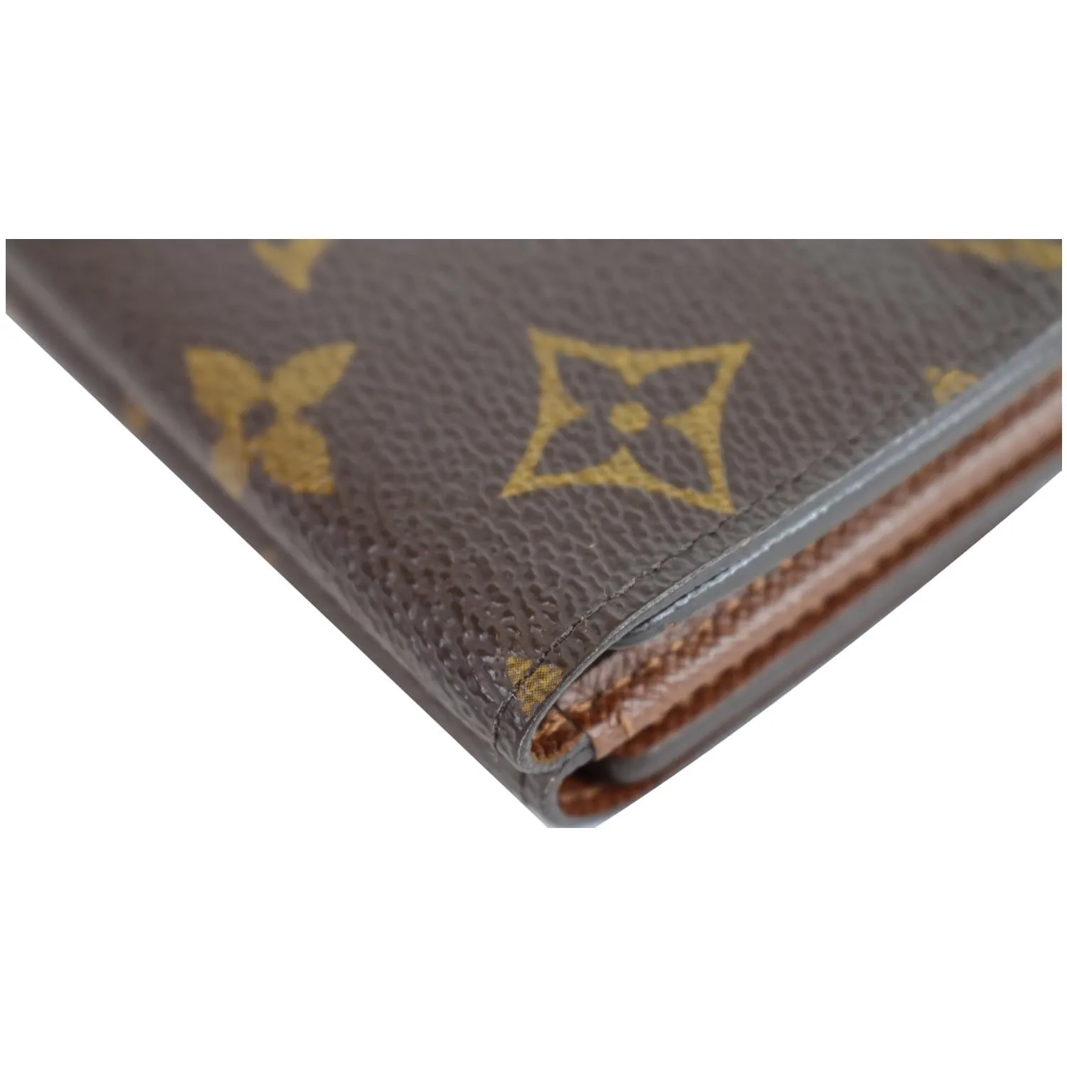 LOUIS VUITTON Monogram Canvas Anais Wallet Brown
