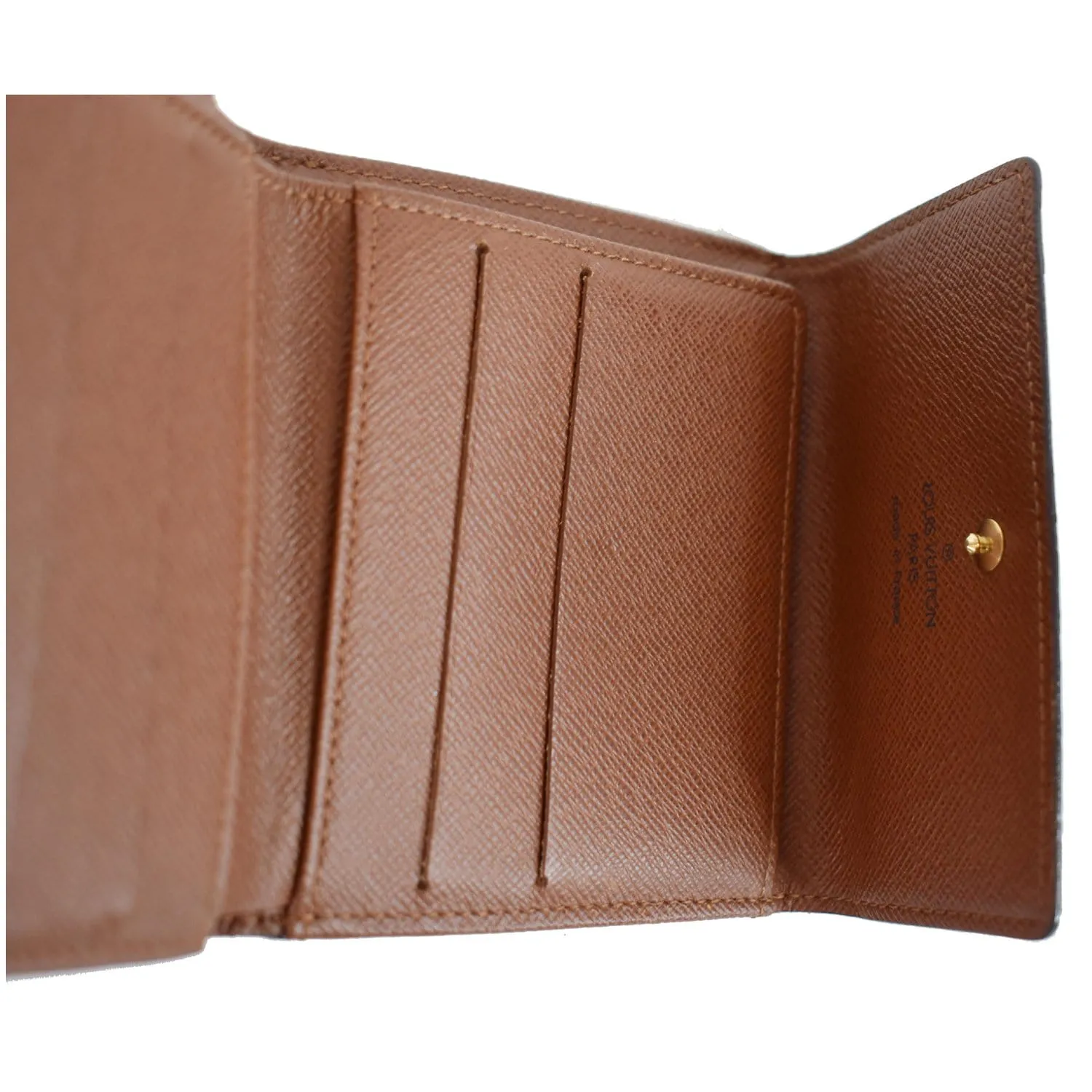 LOUIS VUITTON Monogram Canvas Anais Wallet Brown