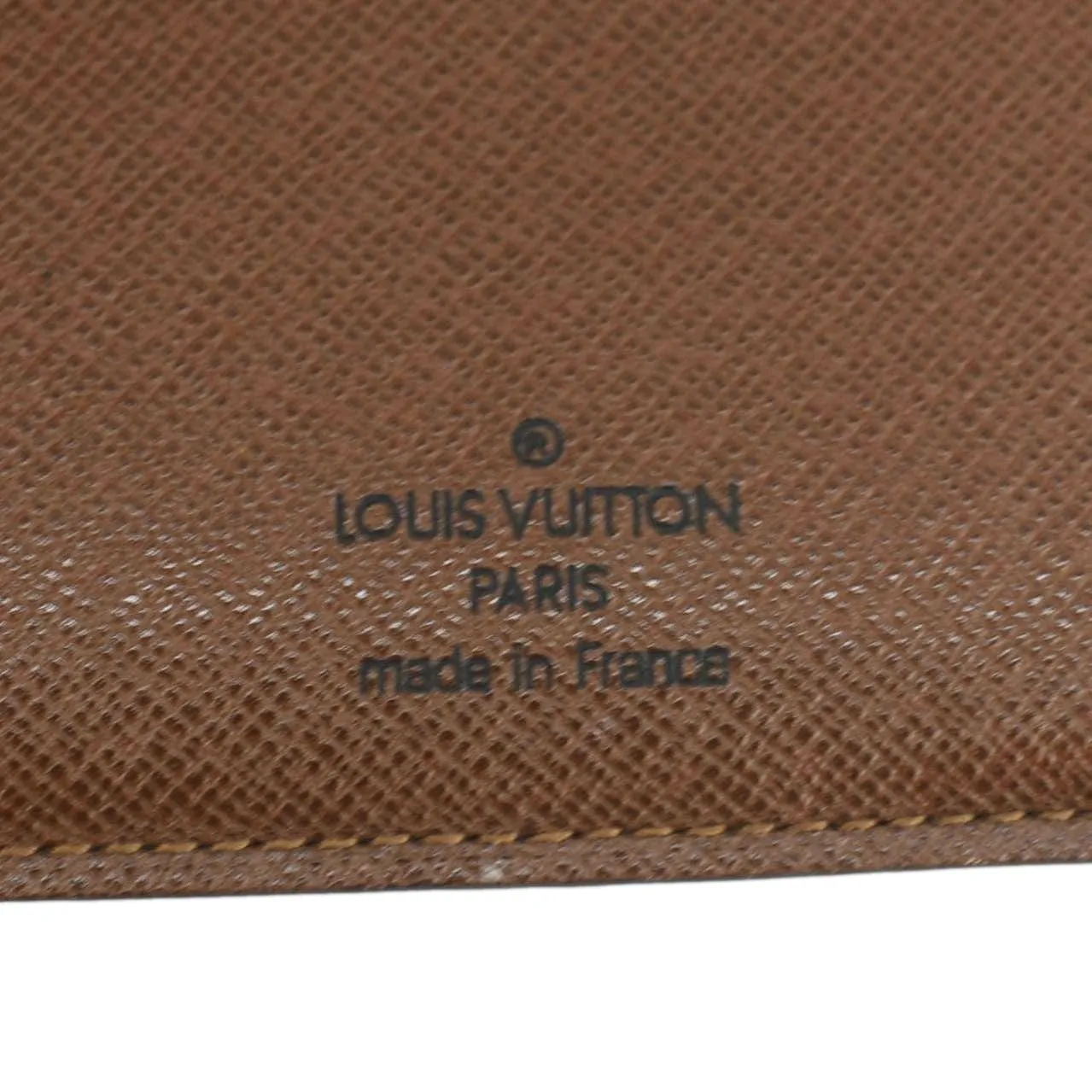 LOUIS VUITTON Monogram Canvas Bi-Fold Card Case Brown