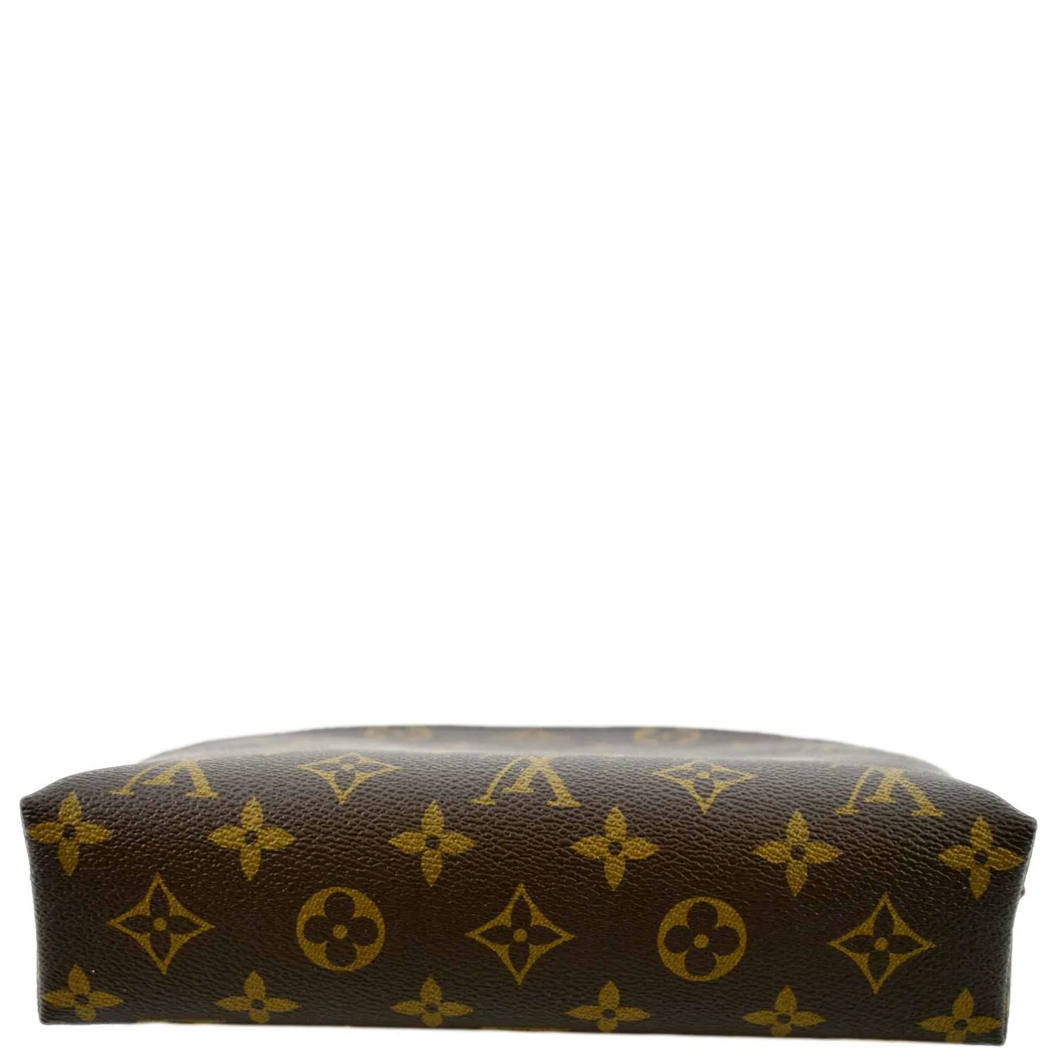 LOUIS VUITTON Monogram Canvas Cosmetic Pouch Brown