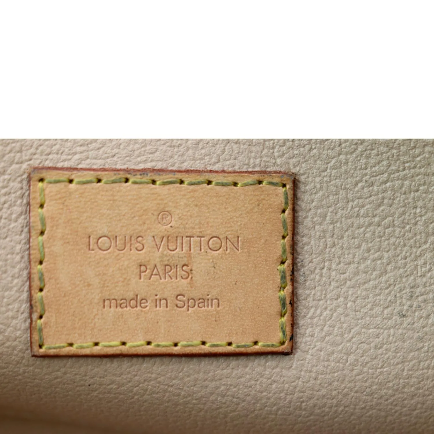 LOUIS VUITTON Monogram Canvas Cosmetic Pouch Brown